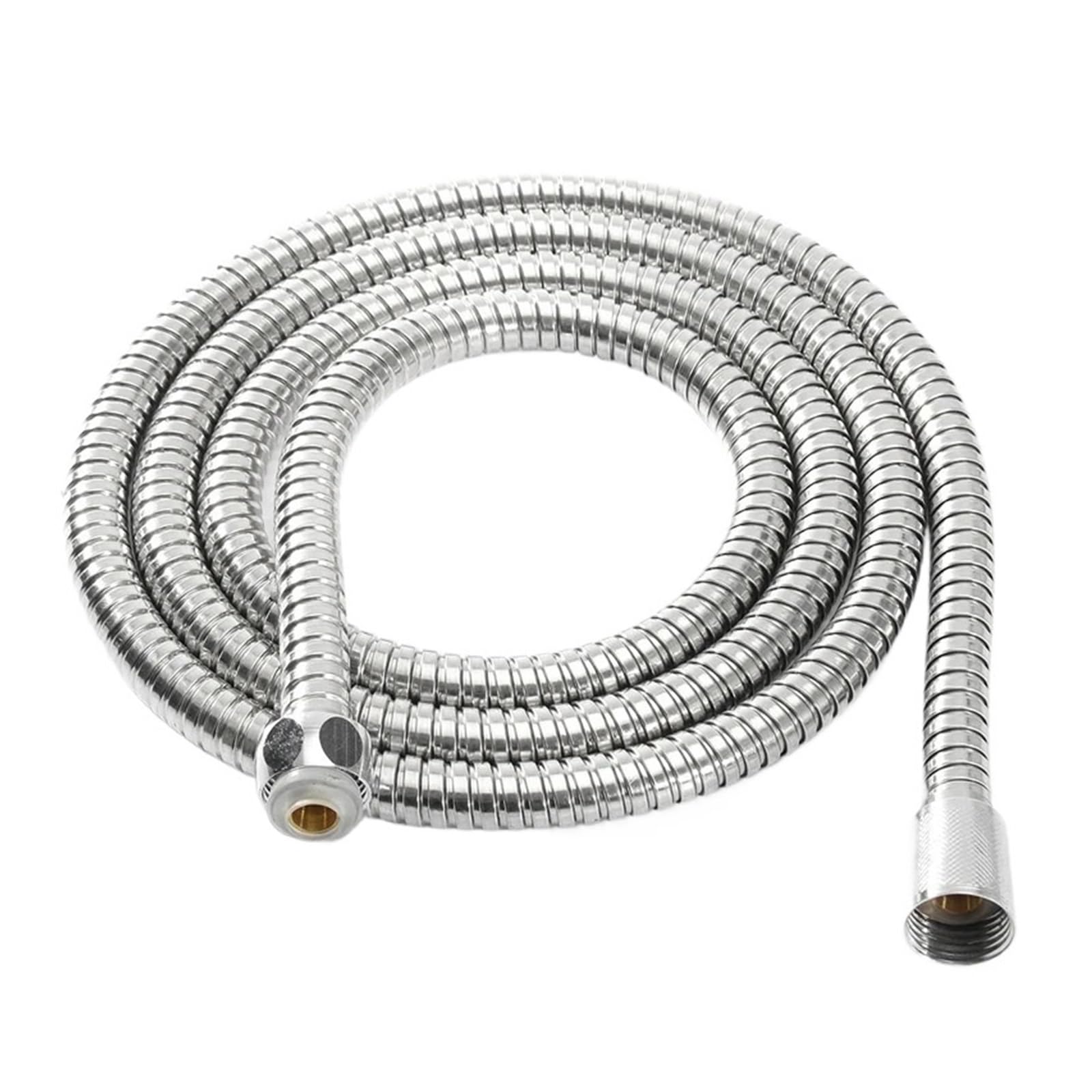 1m/1,5m/2m stal nierdzewna elastyczny wąż prysznicowy długi wąż prysznicowy do łazienki przedłużacz węża do rur hydraulicznych(1.5M)