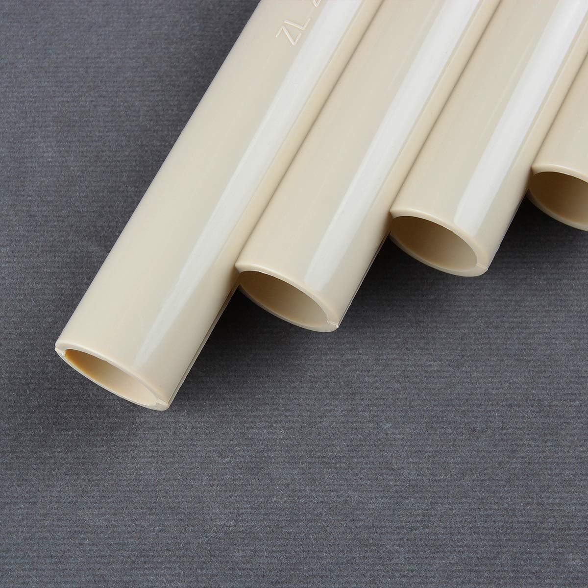 New Arrival 16 Pipes Pan Flute Pan Pipe C Key ABS Plastic Traditional Woodwind Musical Instrument for Beginner and Musical Lover (16 Pipes, ice white) : Musical Instruments