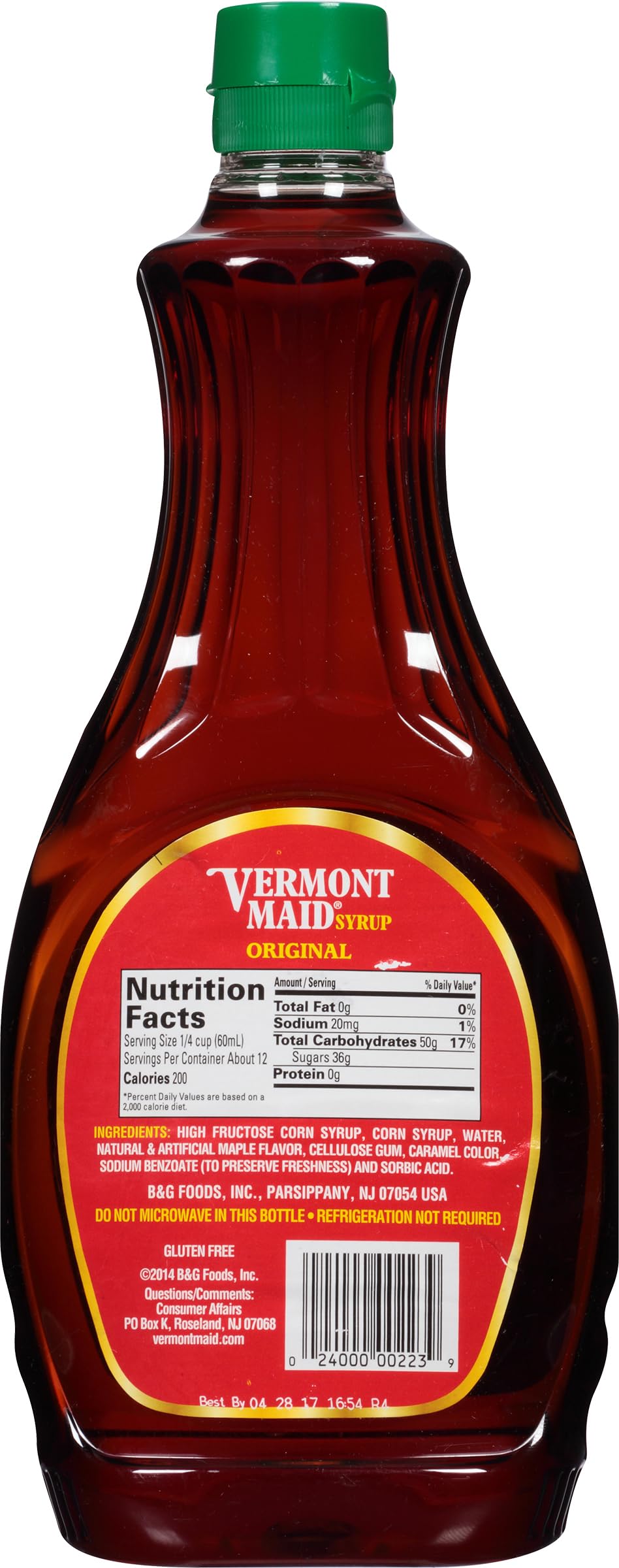 Amazon.com : Vermont Maid Original Syrup, 24 Ounce : Everything Else