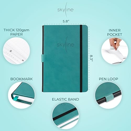 Miniatura 2 de Skyline Registro de cheques - Libro de registro contable para ingresos y gastos - Cuaderno de cheques de transacciones para pequeñas empresas -