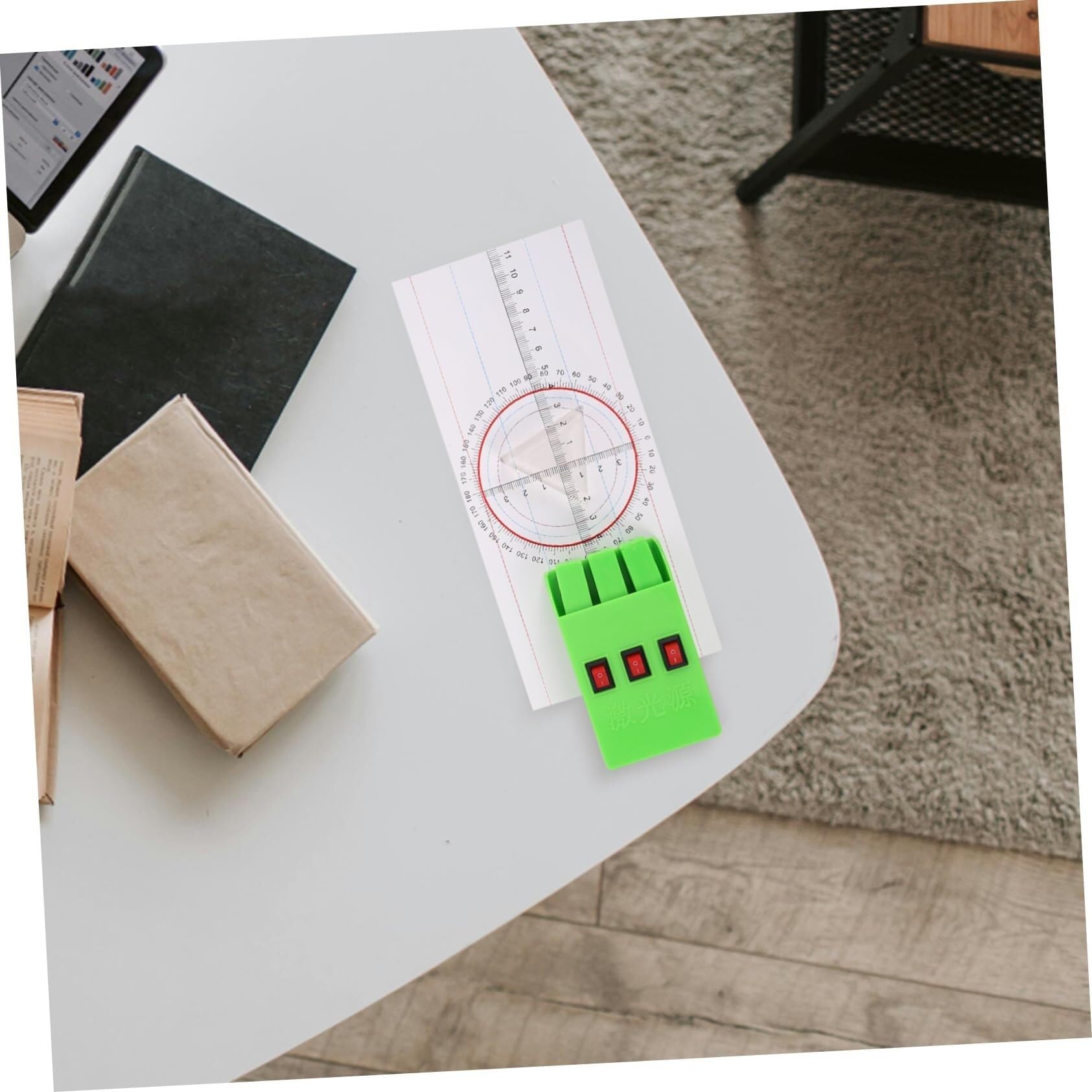 Attrezzatura per esperimenti ottici Kit scientifici ottici Strumenti per esperimenti ottici Kit scientifici per Ottica Prisma Riflettore Esperimenti di Fisica Kit di Ottica Lente c