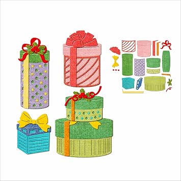 Gift Boxes Christmas Metal Cutting Dies Sets for Card Making