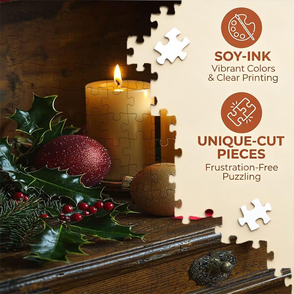 Puzzle 6000 Pezzi, Candela Campana 3D Puzzle per Adulti Impegnativo, Educa Puzzles Artistico, Divertente E Stimolante Puzzles Decorativo per La Famiglia, Regalo e Decorazione Pareti DX0YL6-525