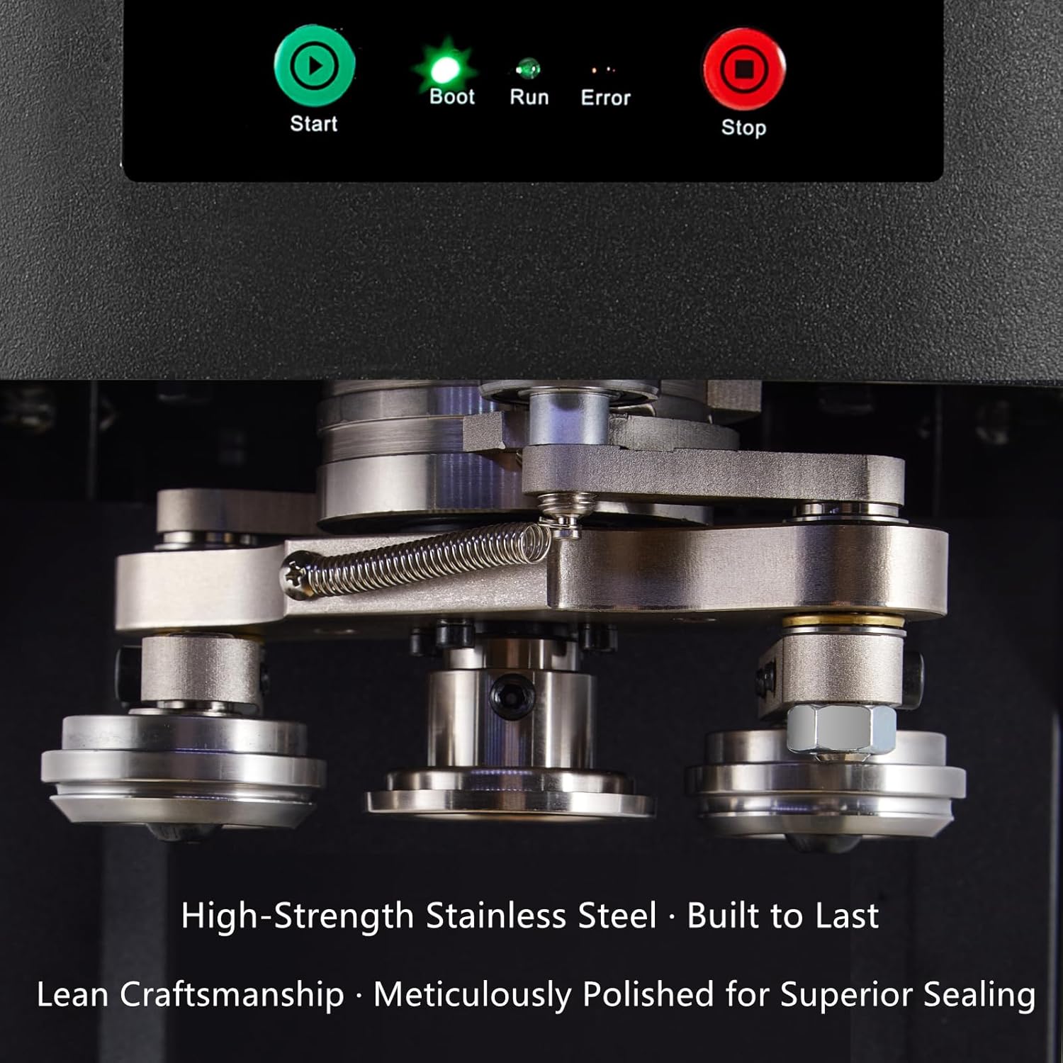 Commercial Soda Can Sealer - 2.4-6.7 inch Height Adjustable, Automatic Can Sealer for Aluminum and Plastic Cans - White - Image 5