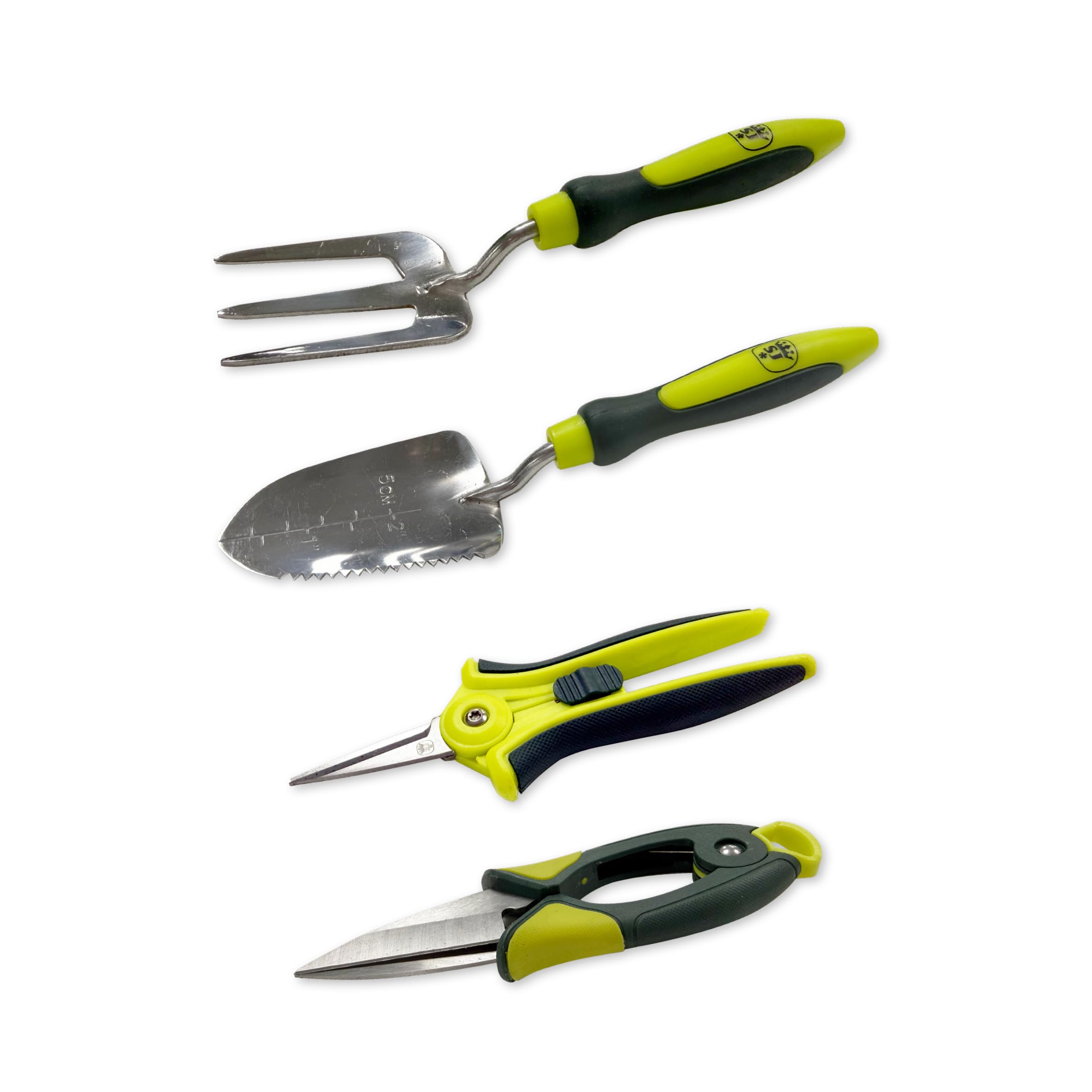Spear & Jackson Kew Gardens Urban Oasis Collection BG4PSKEW 4-Piece Balcony Garden Tool Set - Compact Lightweight Tools for Cultivating & Pruning Indoor & Balcony Plants