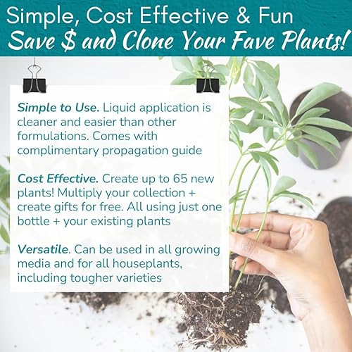 Miniatura 4 de Houseplant Prop Drops - Promotor de propagación y hormona de crecimiento de raíces | Estimulador de raíces para esquejes | Apoya plantas más fuertes