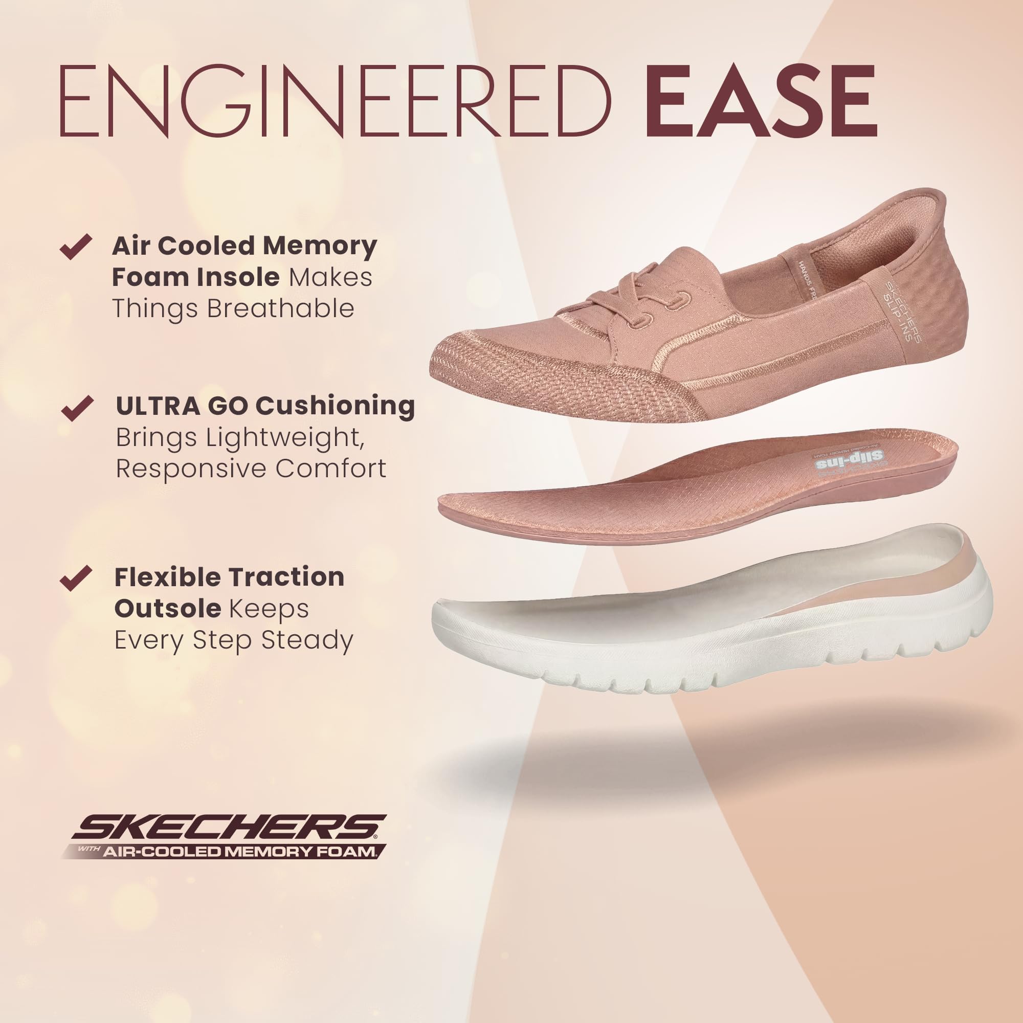 Skechers Kobiety On-the-go Flex – PierwszorzędnyMokasyn płaski