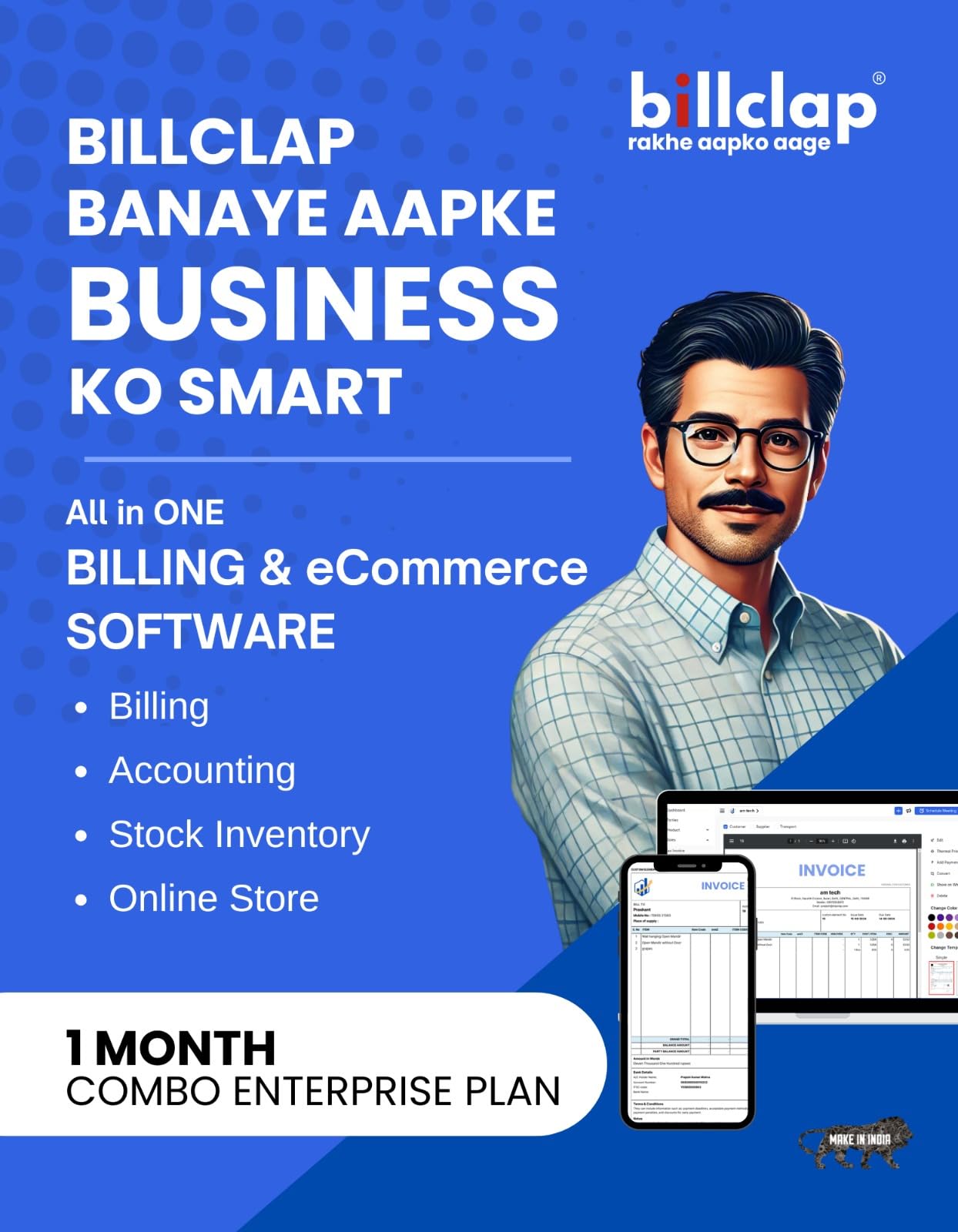 BILLCLAP ENTERPRISE GST Software - GST Billing, Inventory, Ledger, inventory | 1 Year Desktop Plan (Enterprise) for mutilple device and Users| Email Delivery of License-key-image-42