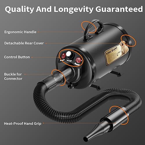 Miniatura 7 de alamp perro ducha pulverizador baño masajeador de mano baño Scrubber Herramienta Kit de aseo cepillo para polvo para uso en interiores y al aire