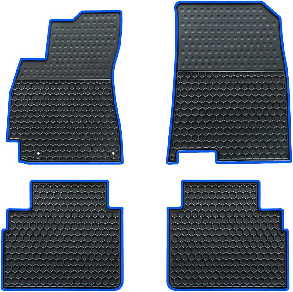 Car Floor Mats Custom Fit for Hyundai Elantra 2026 2025 2024 2023 2022 2021 Odorless Washable Heavy Duty Rubber (All Weather) Floo