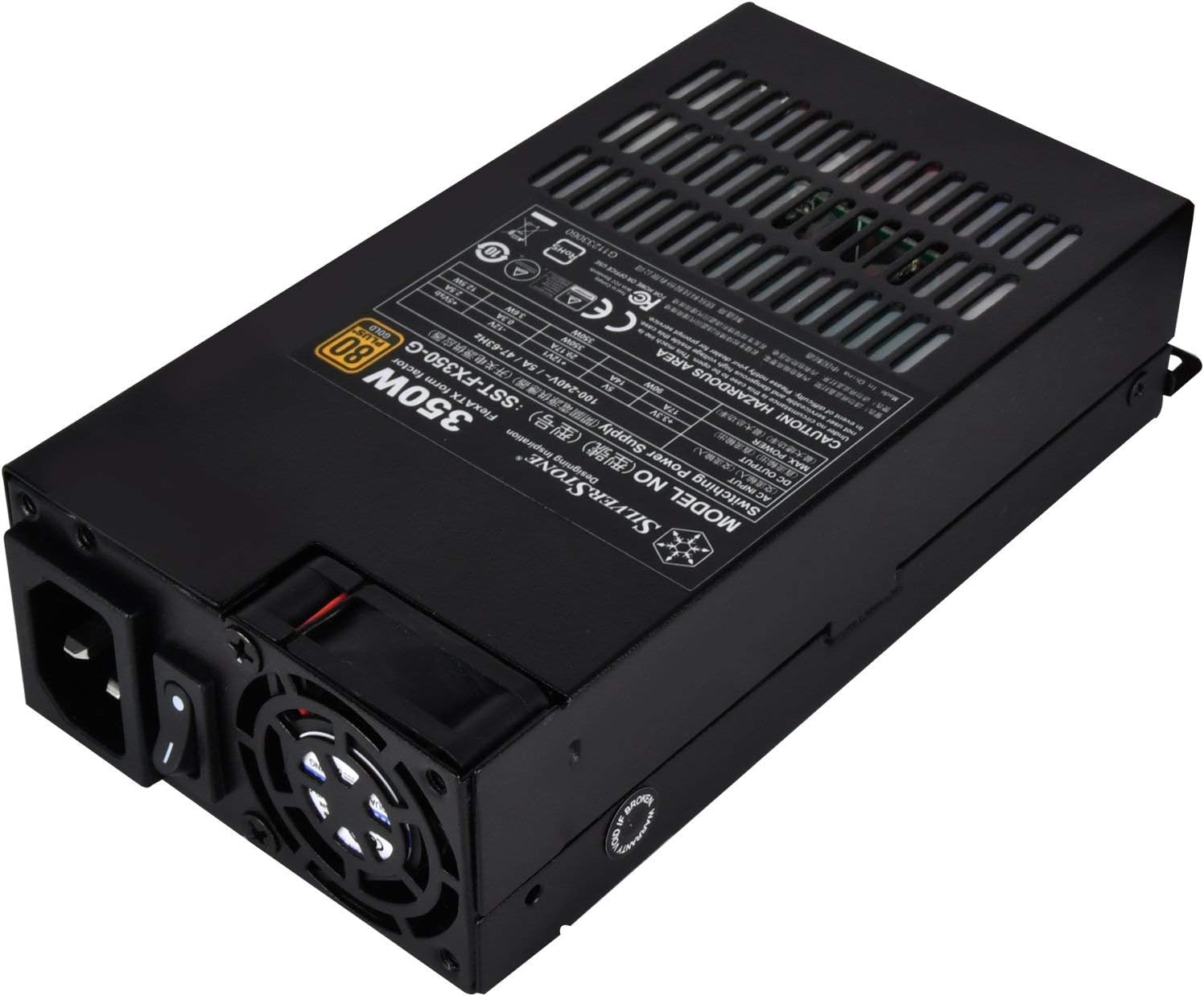 Technology SST-FX350-G - Flex Series, 350W, 80 Plus Gold PC Power Supply, Low Noise 40mm fan