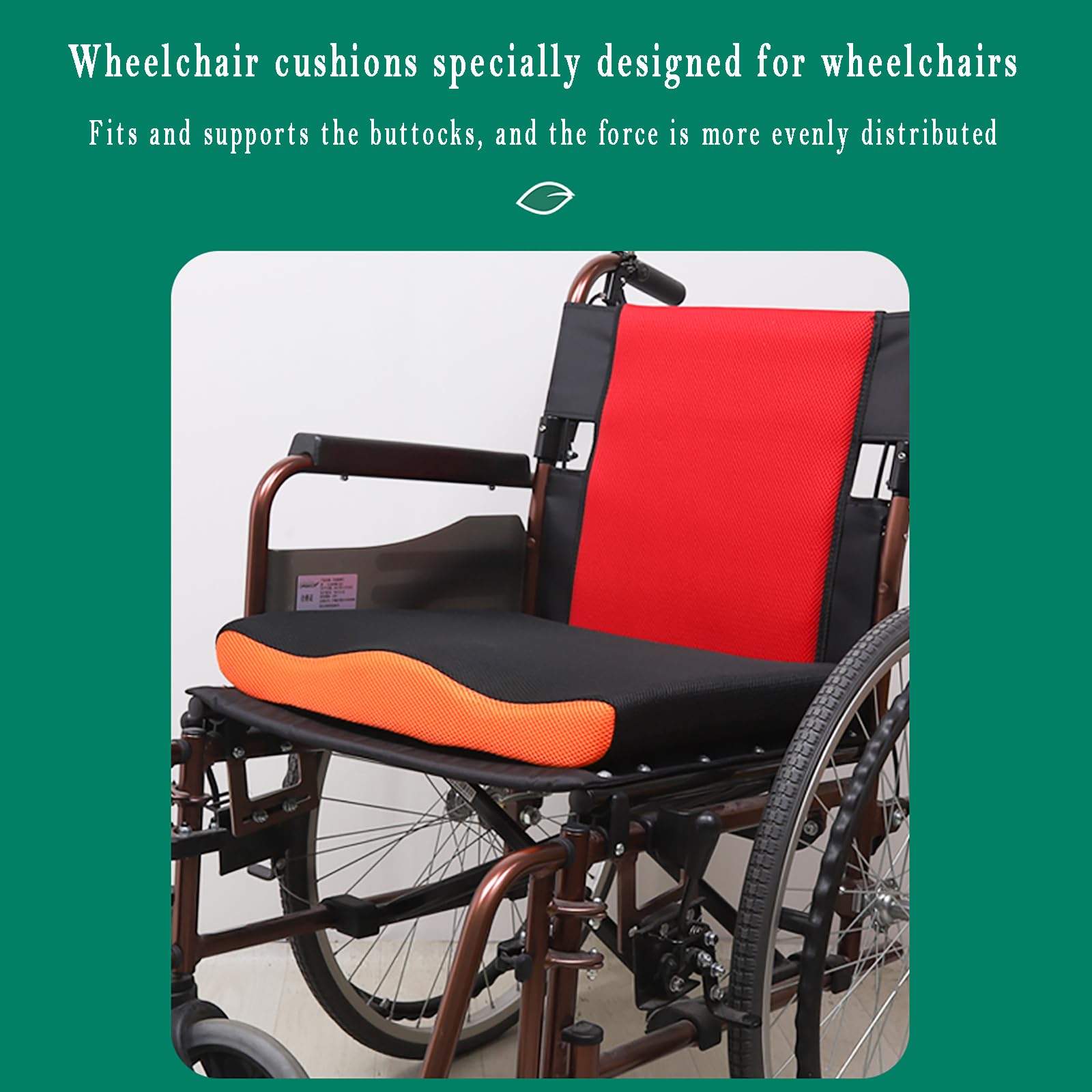 Cojín De Asiento Especial para Sillas De Ruedas, Cojín Antideslizante Y Antiescaras, Cómodo Y Transpirable, Alivio Natural De La Presión, Extraíble Y Lavable, Alivia La Presión De La Cadera.