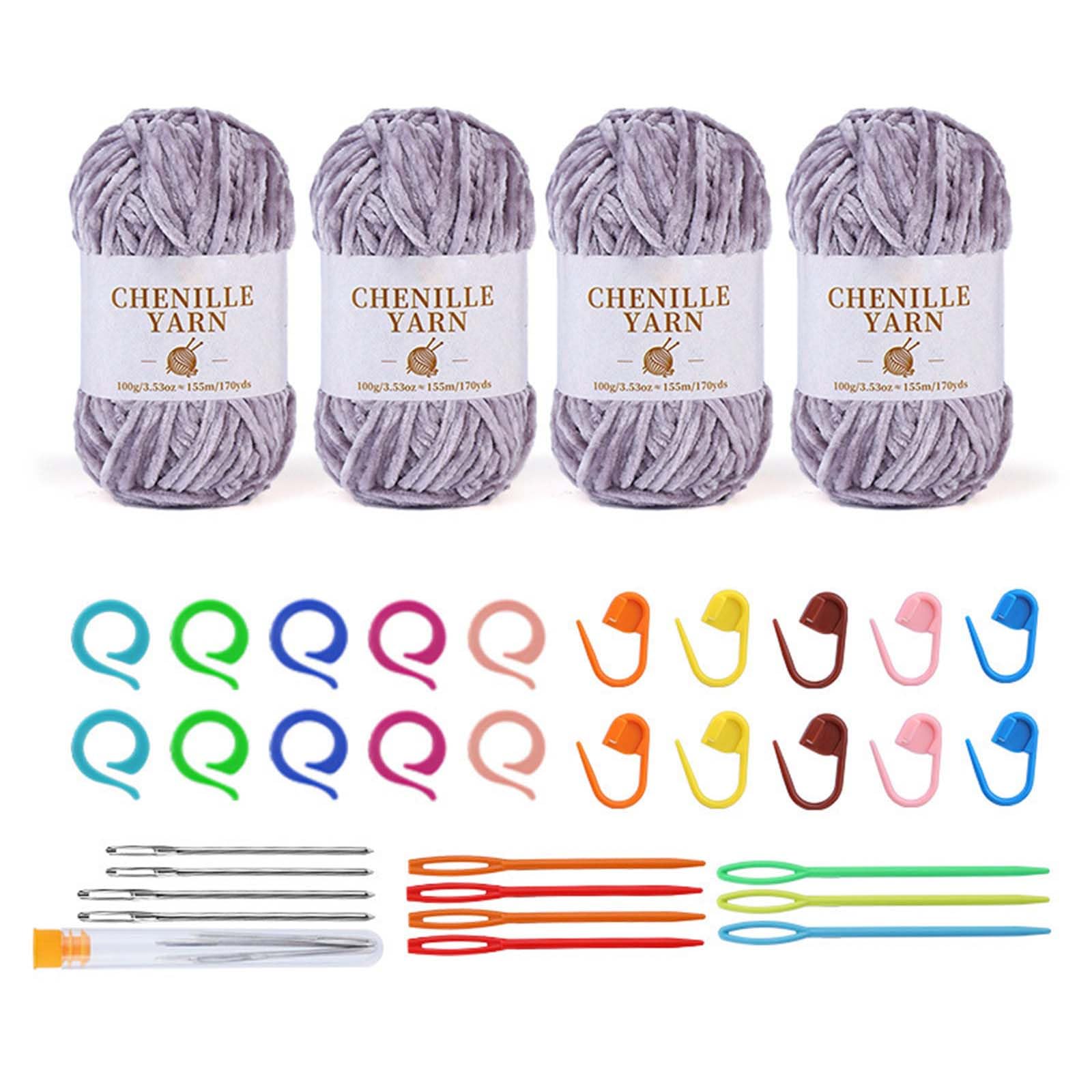 Fil au crochet doux pour tricoter facilement sans douleur aux mains