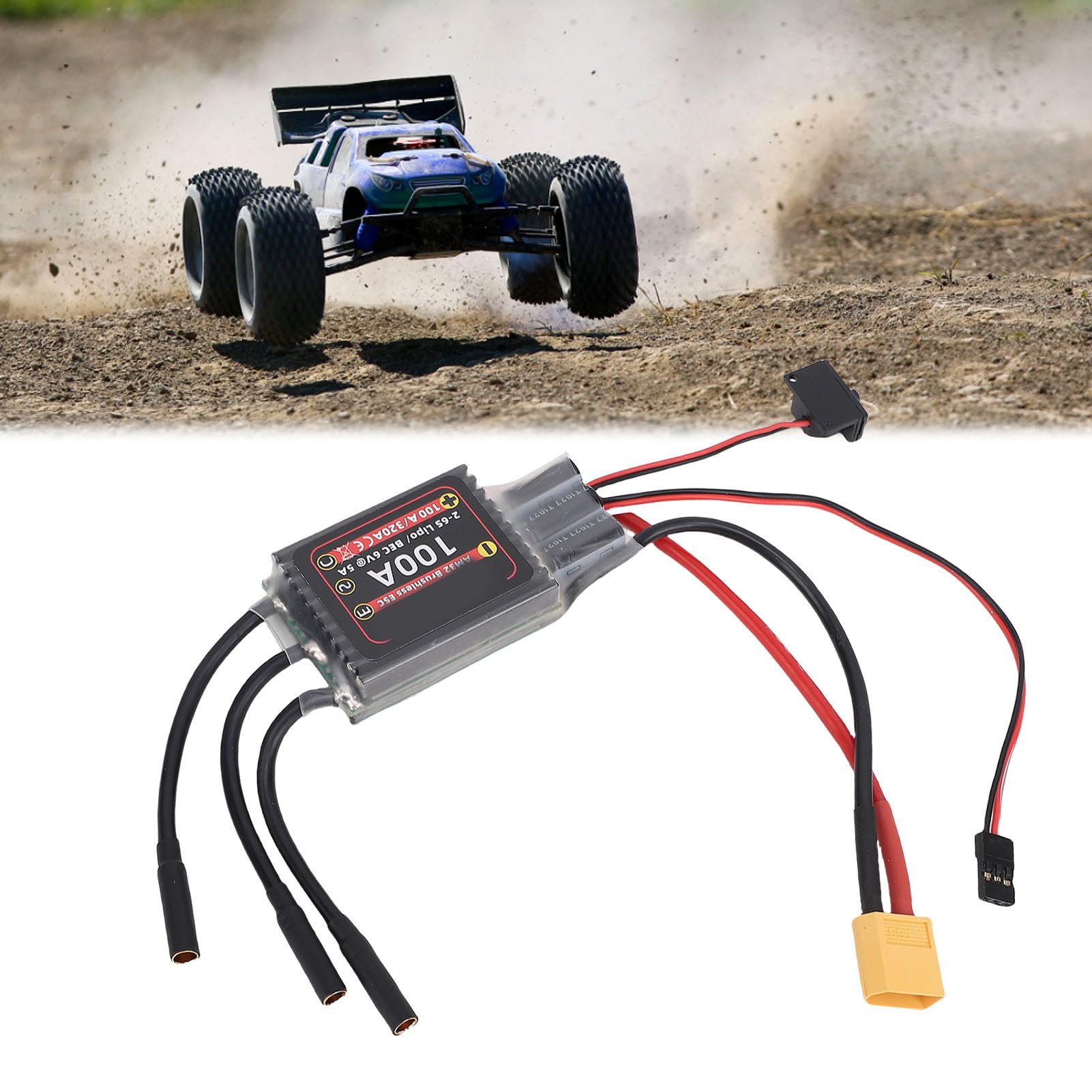 KIMISS Sostituzione ESC Senza Spazzole da 100 A per 3532 3542 Outrunner