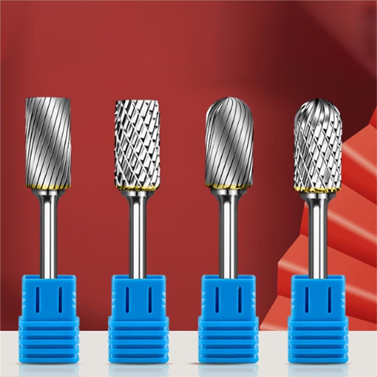 Carbide Rotary File Power Tools Metal Internal Grinding Head Hand Drill Grinding Drill Bit Milling Cutter Reaming Drill(Style A 3-6,10 copies)