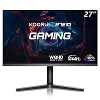 KOORUI Display PC Gaming 27 144 Hz, Risoluzione WQHD (2560 x 1440)