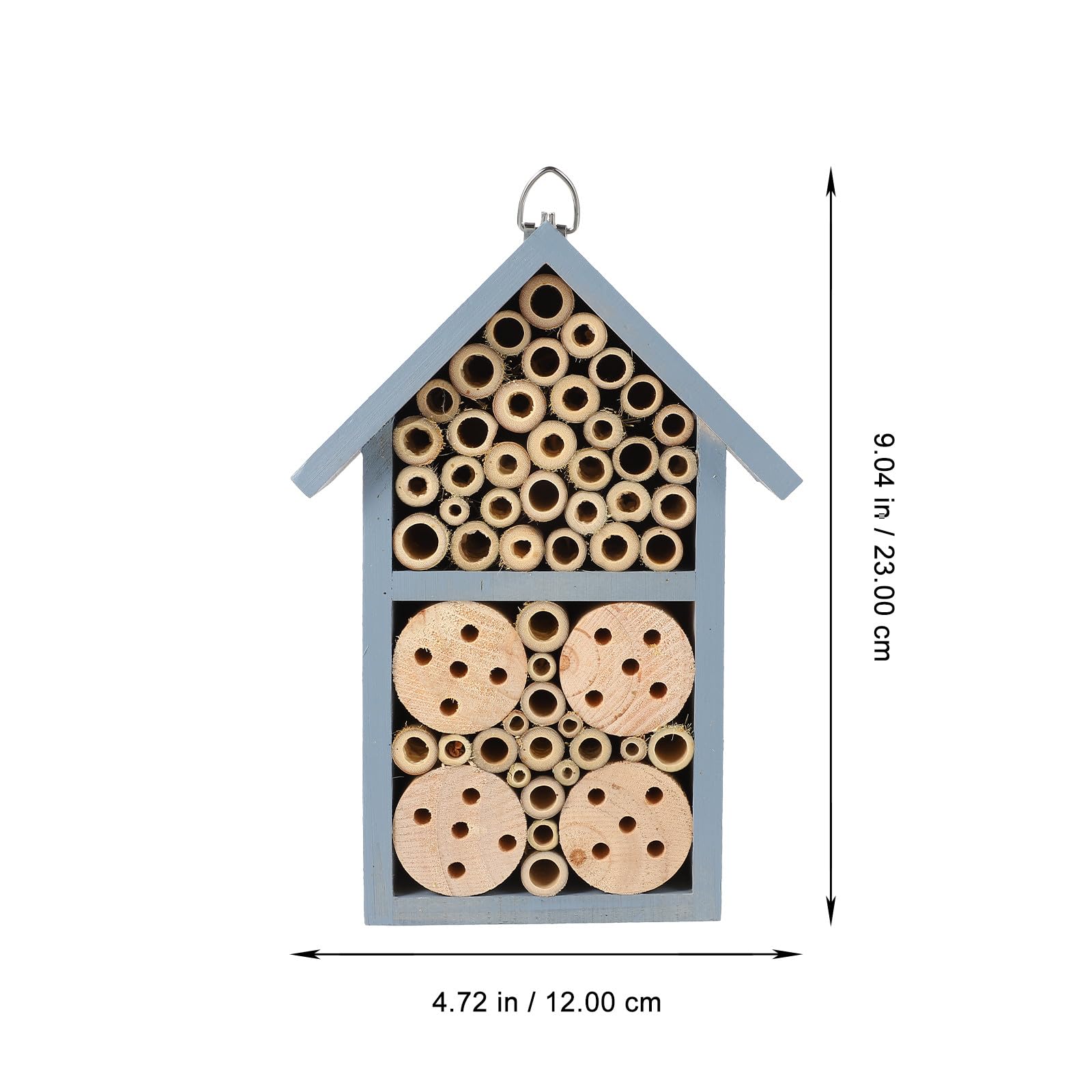 VANZACK Insektenhotel Bienenhaus 1 Stück Outdoor Nistplatz zum Überwintern für Wildbienen Dekoratives Gartenhaus für Balkon und Garten