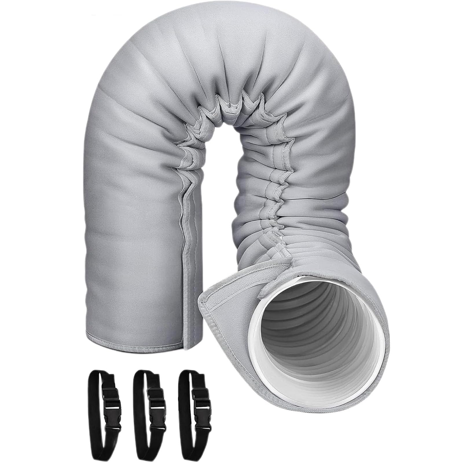 Portable AC Hose Insulation Sleeve, Insulated Ac Hose Sleeve, Insulated Hoses Duct Vent Cover, Cover for Air Conditioner, Portable Heat Insulation - Air Conditioner