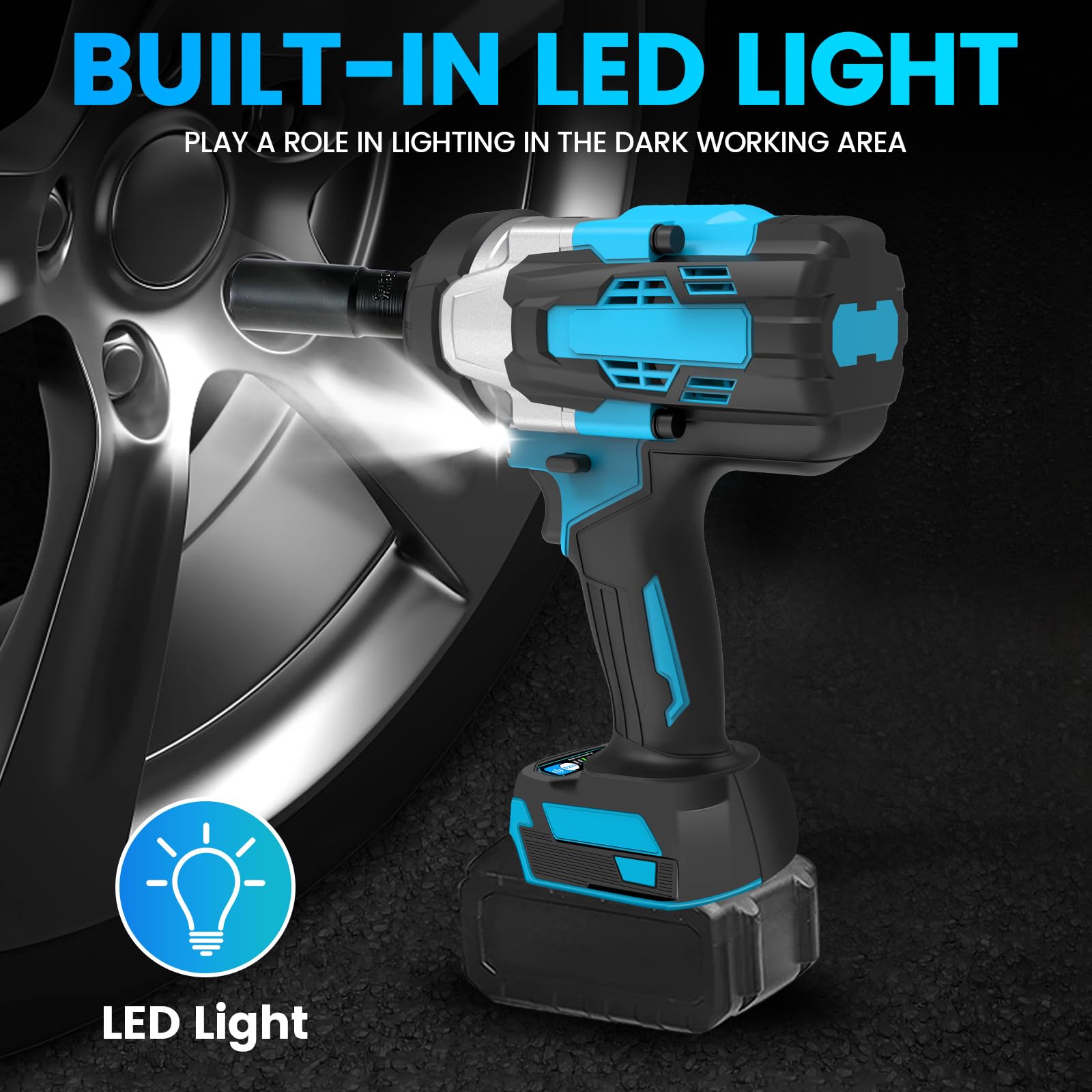 Parkside Trapano Avvitatore A Percussione Ricaricabile 3 In 1 - Foto 11