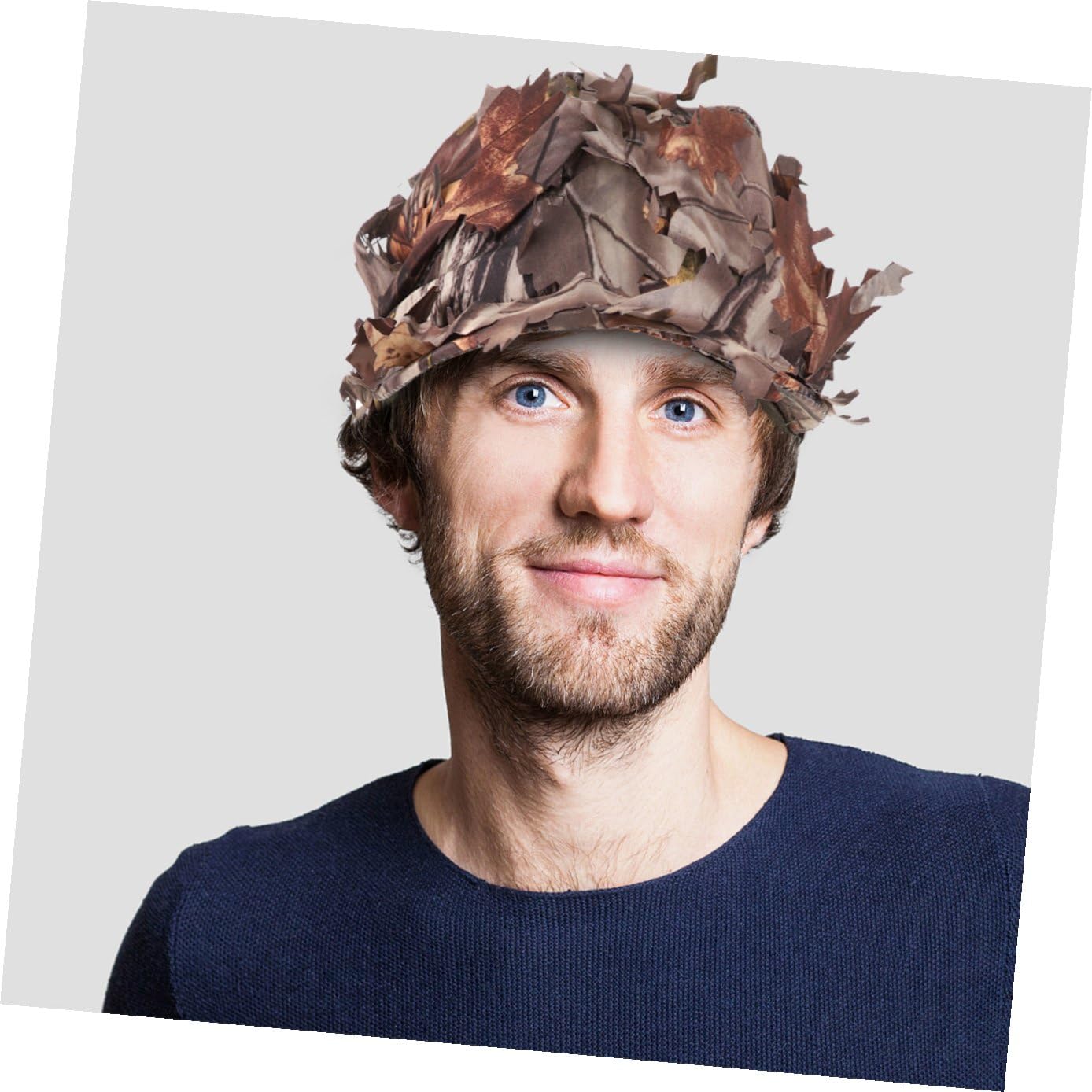 LIFKOME Chapeau Camouflage Bord Hommes Femmes Visière Douane pour Soleil Sport Voyage Chapeaux Casquette De Baseball De Feuille De Jungle De Chasse Polyester