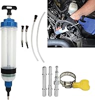 Vista 4 de Extractor de fluido manual de 1.5L, extractor de fluidos para motor automotriz, bomba de transferencia de extractor de líquido de jeringa de llenado