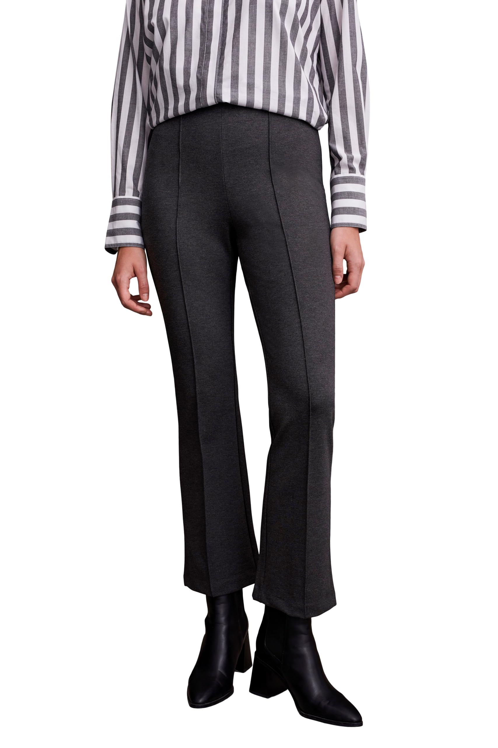 Tribal Womens Tribal Womens Ponte Pull-on Ankle Pant