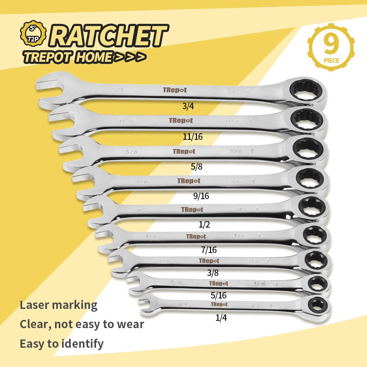 ラチェットレンチ(鉄製ケ−ス付)