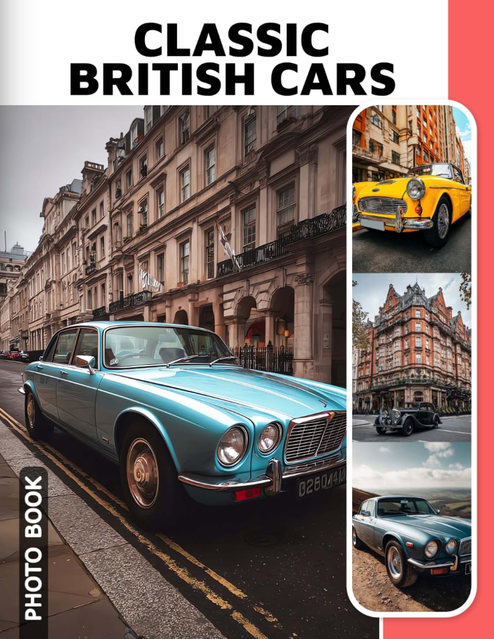 Classic British Cars Photo Book: Vintage Automobiles from England Captured in High-Quality Photographs – Ideal Gift for Car Enthusiasts and History Buffs