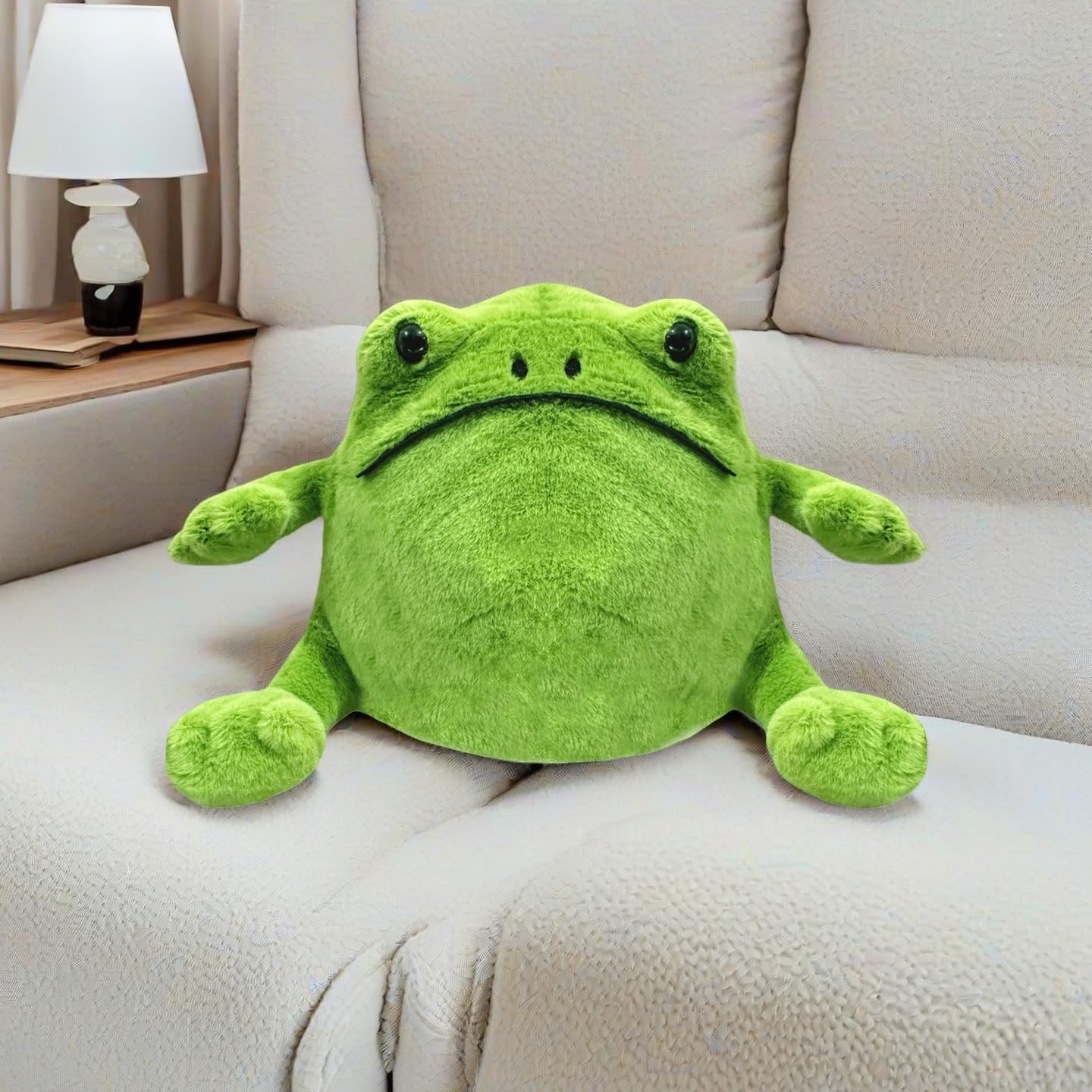 Green Frog Stuffed Animal, Amphibian Plush Toy - Classic Children's Gift (17.8-inch)