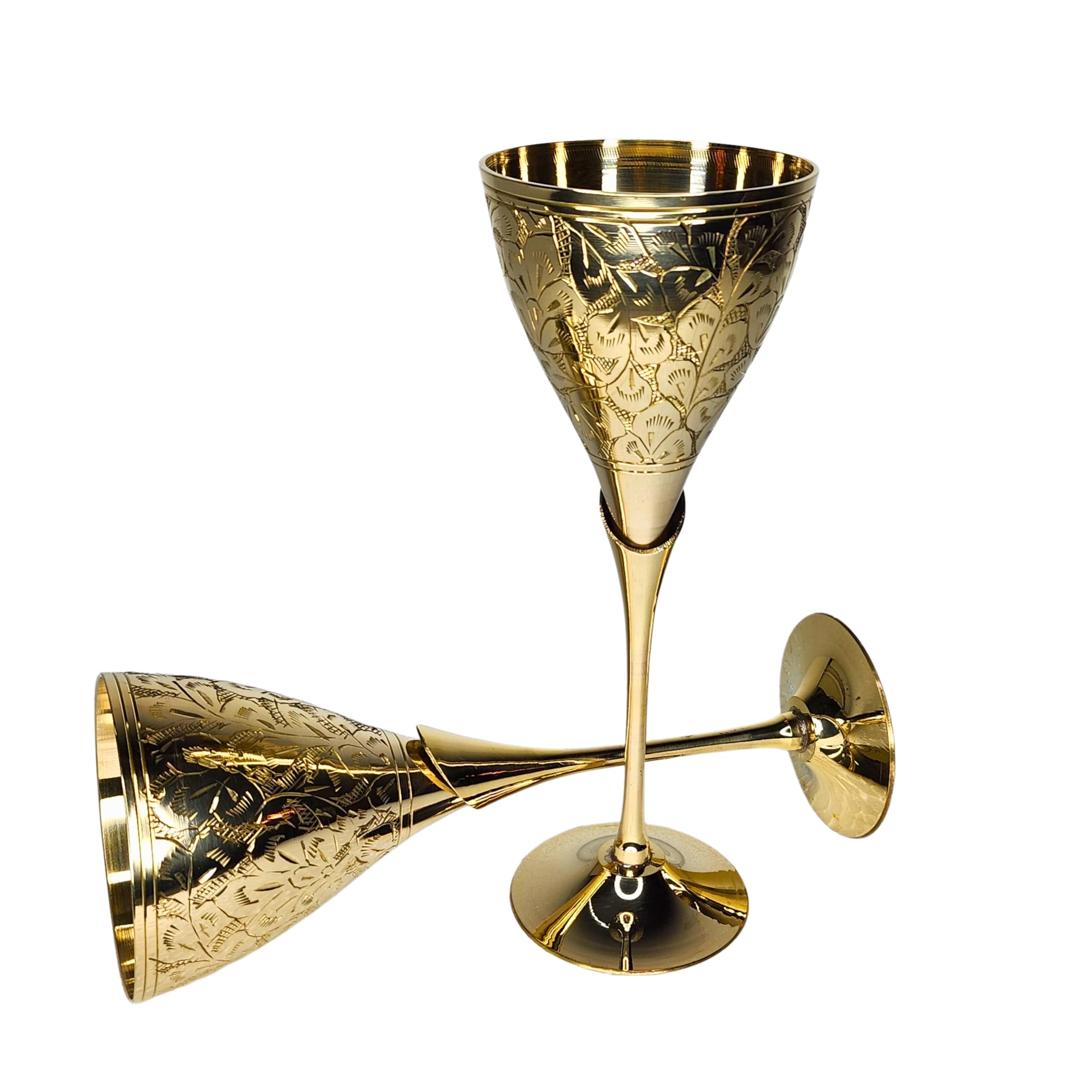 Premium Goblet Solid Brass Royal Wine Cup Handmade Goblet Medieval Decor Gothic Chalice Pack of 1