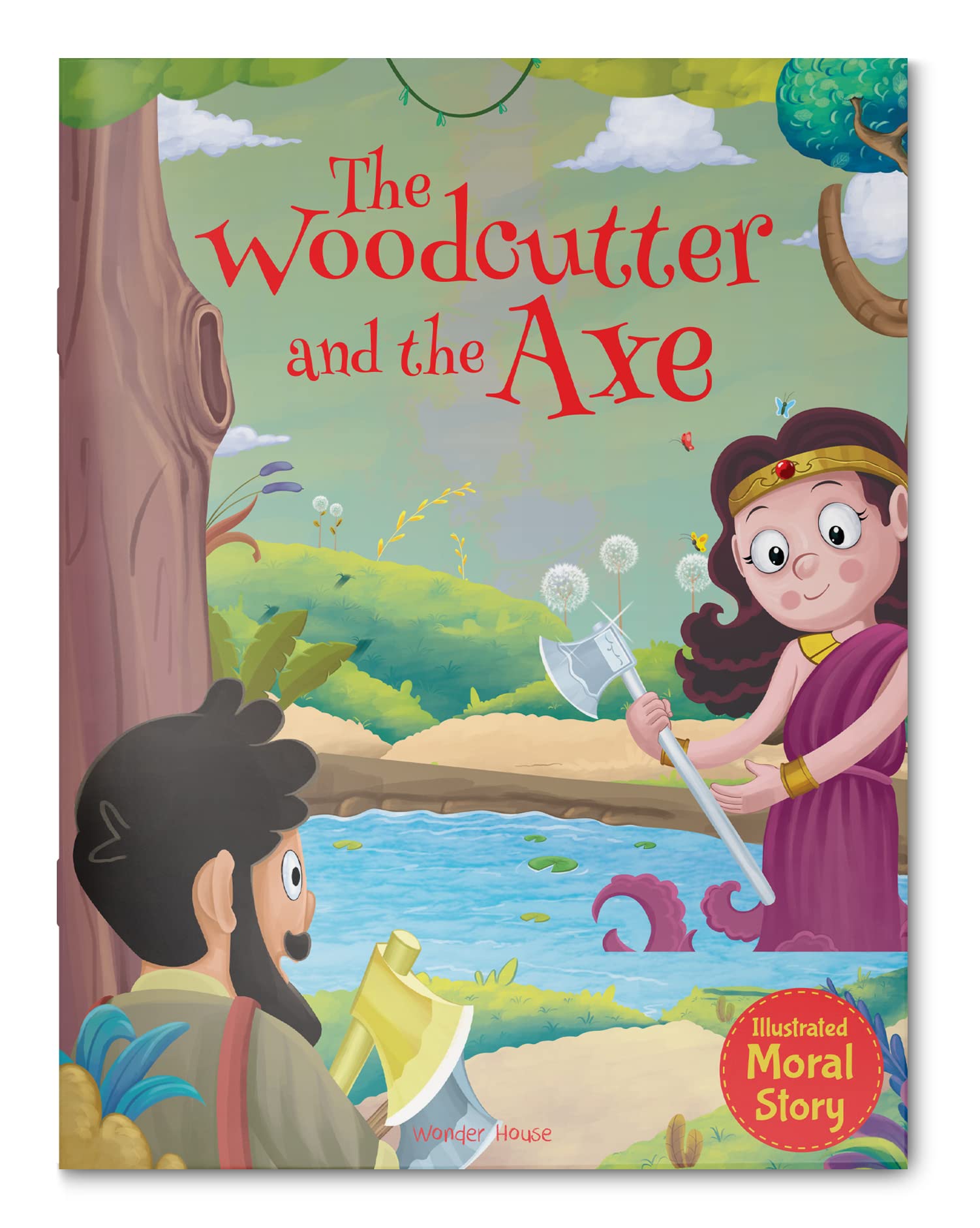 The Woodcutter and the Axe - Illustrated Moral Story for Children