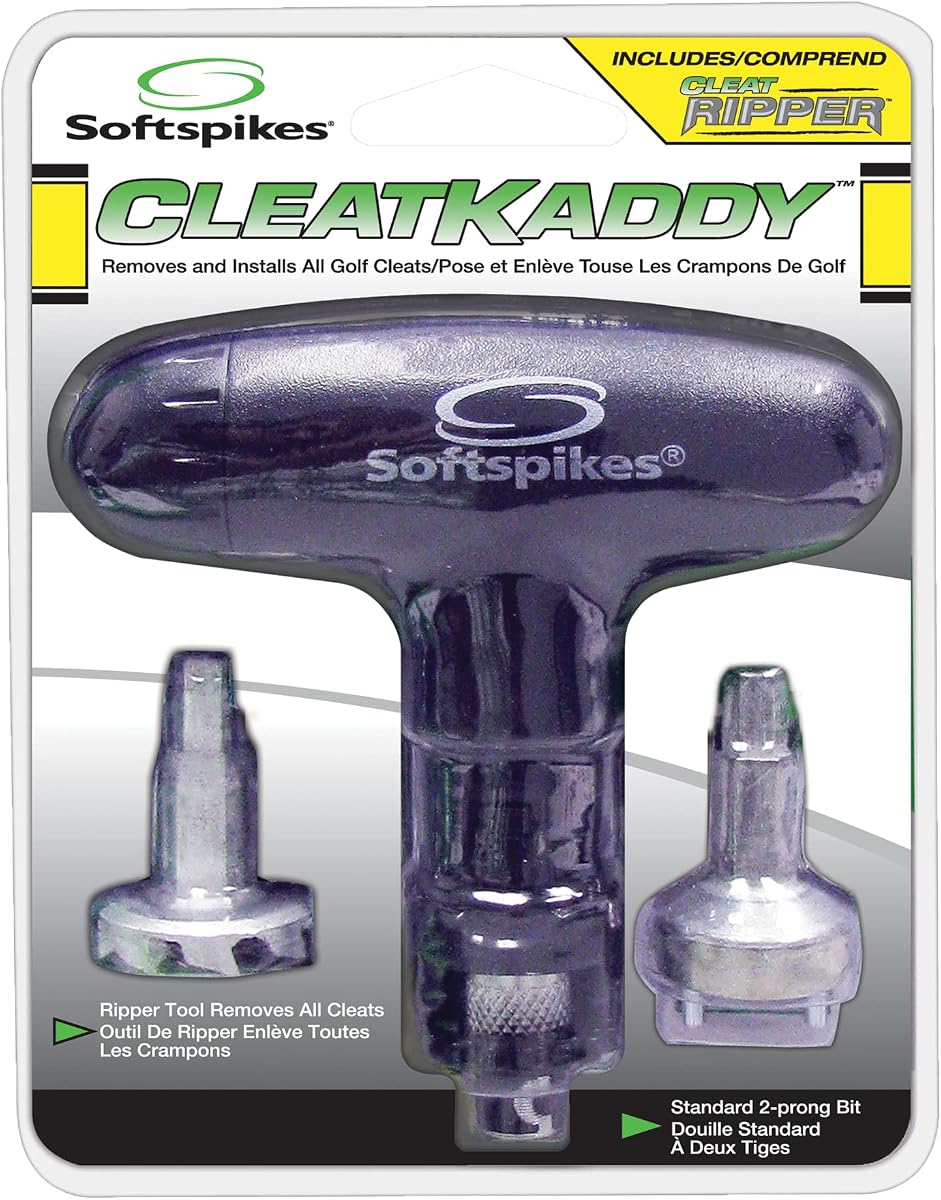 Softspikes Golf Cleat Kaddy - Accesorios para quitar e instalar clavos de golf rápidamente - Compatible con cualquier sistema de inserción