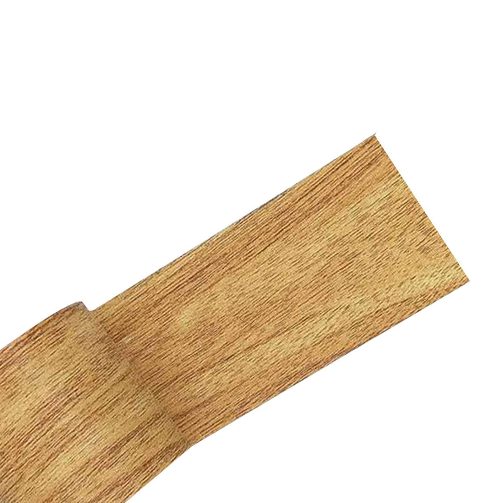 Joayuezo A Imitation Woodgrain Waterproof Scratch Repair Wood Effect Floor Repair Tape Wood Grain Duct Tape (,8Cm*4.57M)