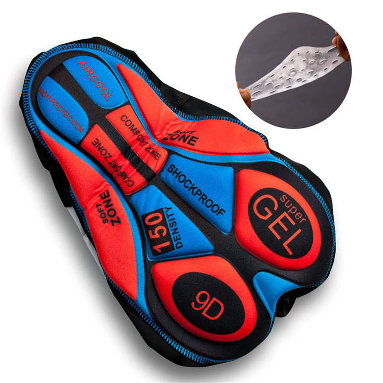 FFFF & OLFEH Abbigliamento Ciclismo Cinque Pezzi Set Manica Corta Tuta Ciclismo Uomo Completo Ciclismo Estivo per Bici da MTB,con Pantaloncini Imbottiti in Gel Traspirante e Ad Asciugatura Rapida