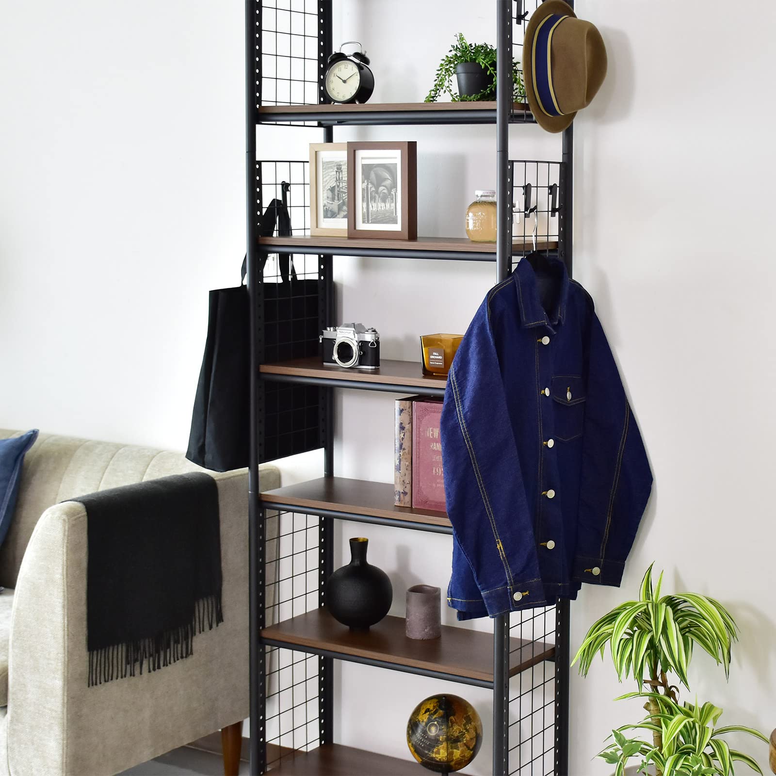 突っ張りタイプ スチールラック 230-290cm