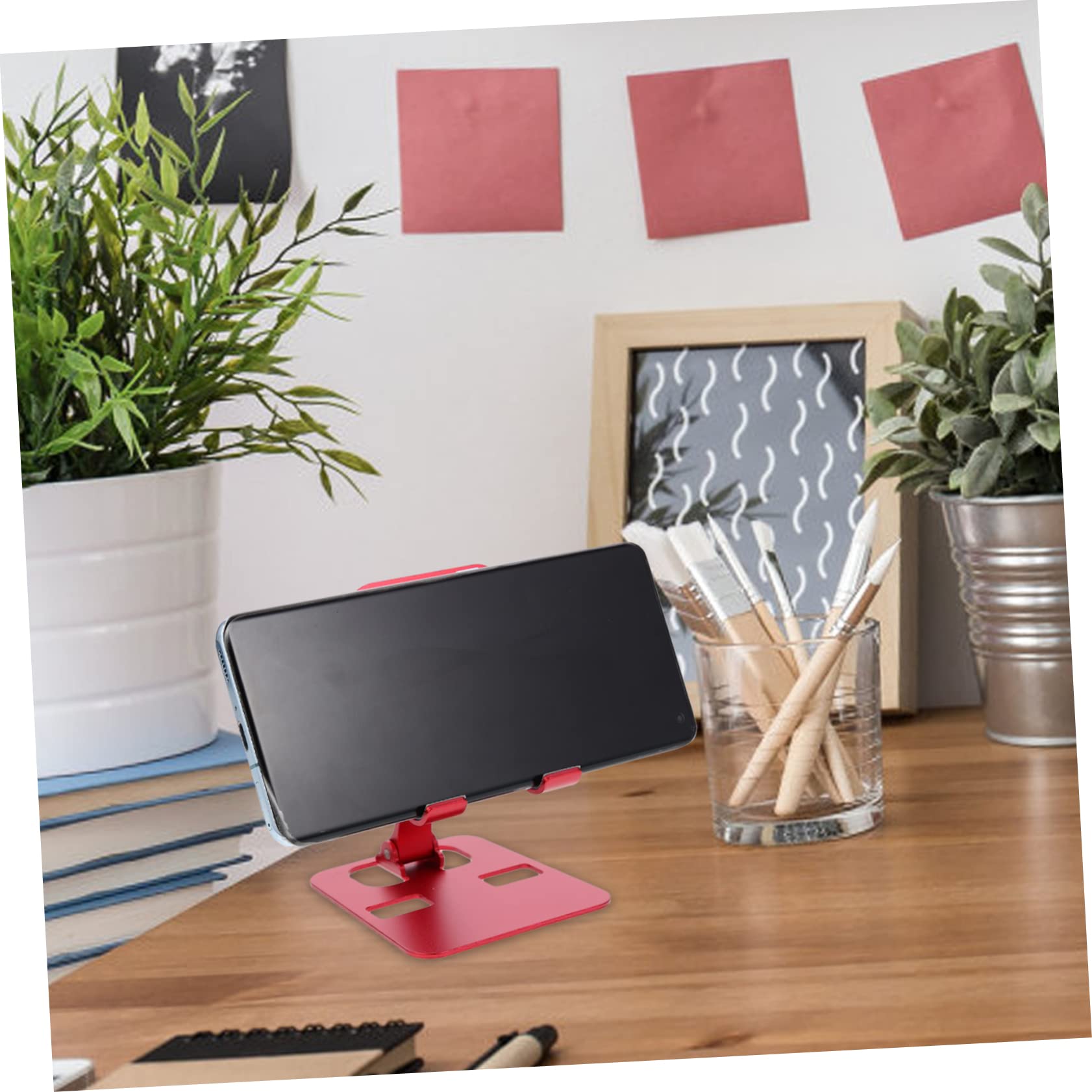 Gatuida 3pezzi Supporto Per Smartphone e Tablet Supporto Da Scrivania Per Ufficio e Viaggi Design Creativo e Pratico Compatibile Con Tutti Modelli Di Telefono e Tablet