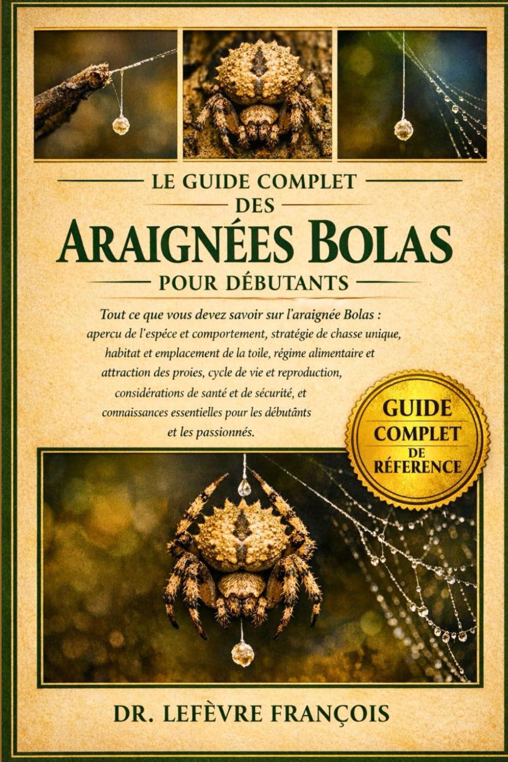 LE GUIDE COMPLET DES ARAIGNÉES BOLAS POUR DÉBUTANTS: Tout ce que vous devez savoir sur l'araignée Bolas : aperçu de l'espèce et ... pour les débutants et les passionnés.