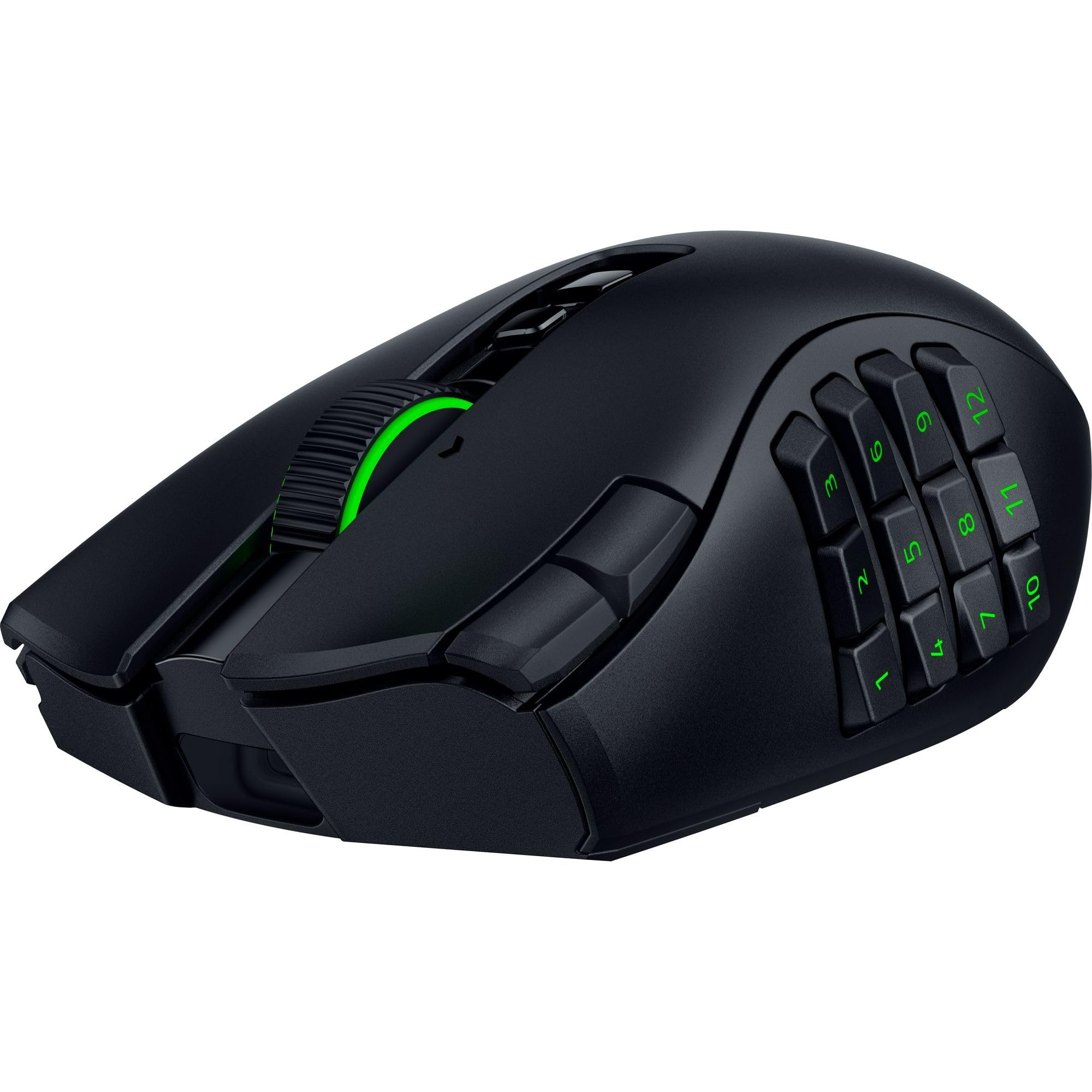 Razer Naga V3 Pro - Souris Gaming sans Fil avec des plaques latérales interchangeables pour Les MMO (HyperScroll de 2e Generation, Switches optiques de 4e Generation, Capteur Optique 50 K Focus Pro)