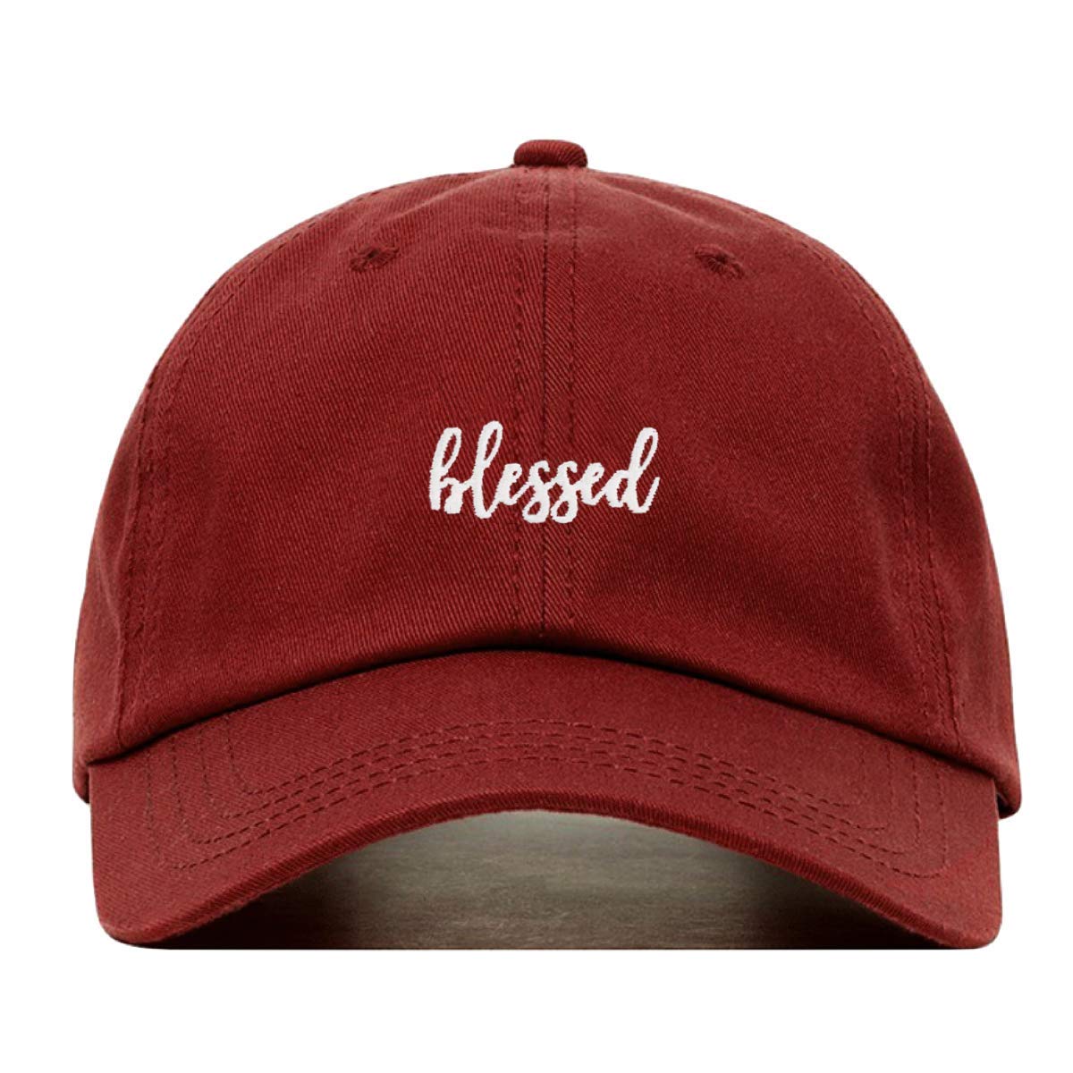 Blessed Baseball Hat, Embroidered Dad Cap, Unstructured Soft Cotton, Adjustable Strap Back (Multiple Colors)