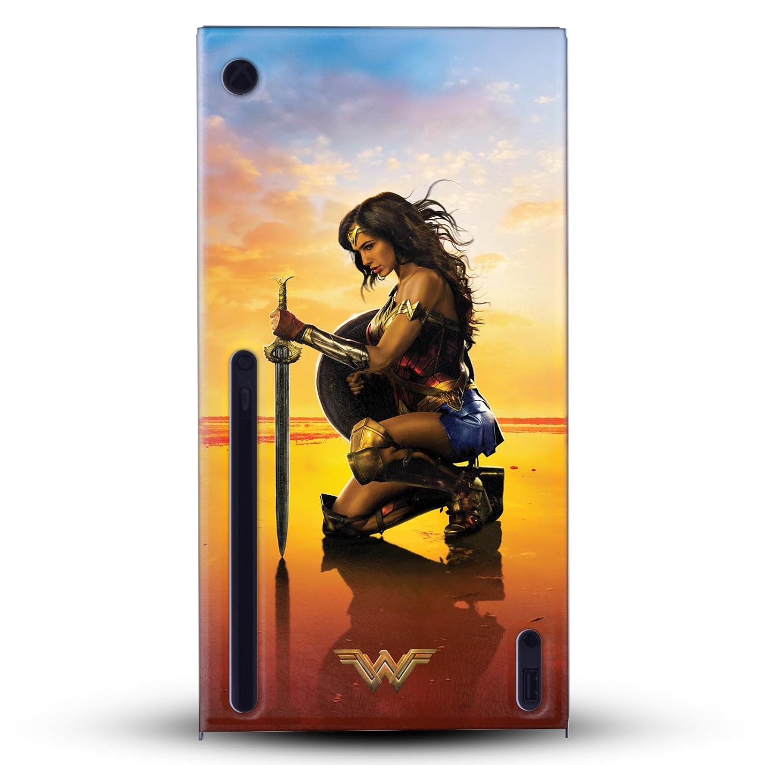 Head Case Designs Officially Licensed Wonder Woman Movie Sword And Shield Posters Game Console Wrap and Game Controller Skin Bundle Compatible With Xbox Series X