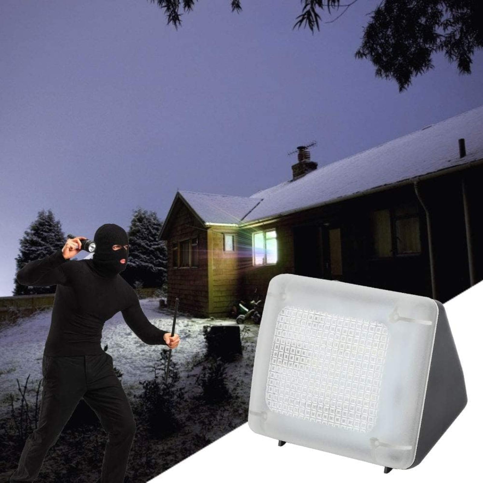 Simulateur TV LED, Simulateur De Télévision Anti-effraction avec Câble USB, Mise en Marche Automatique, Facile À Utiliser, Idéal pour Les Maisons De Vacances.