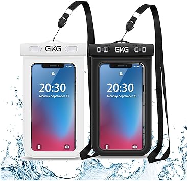 Amazon Co Jp 防水ケース スマホ携带用 Gkg Ipx8防水携帯ケース 2枚セット 潜水 プール お風呂 アウトドア お釣り 水泳など適用 スマホ防水 防塵ケース Iphoneとandroid 6インチ以下全機種対応 ネックストラップ付属 家電 カメラ