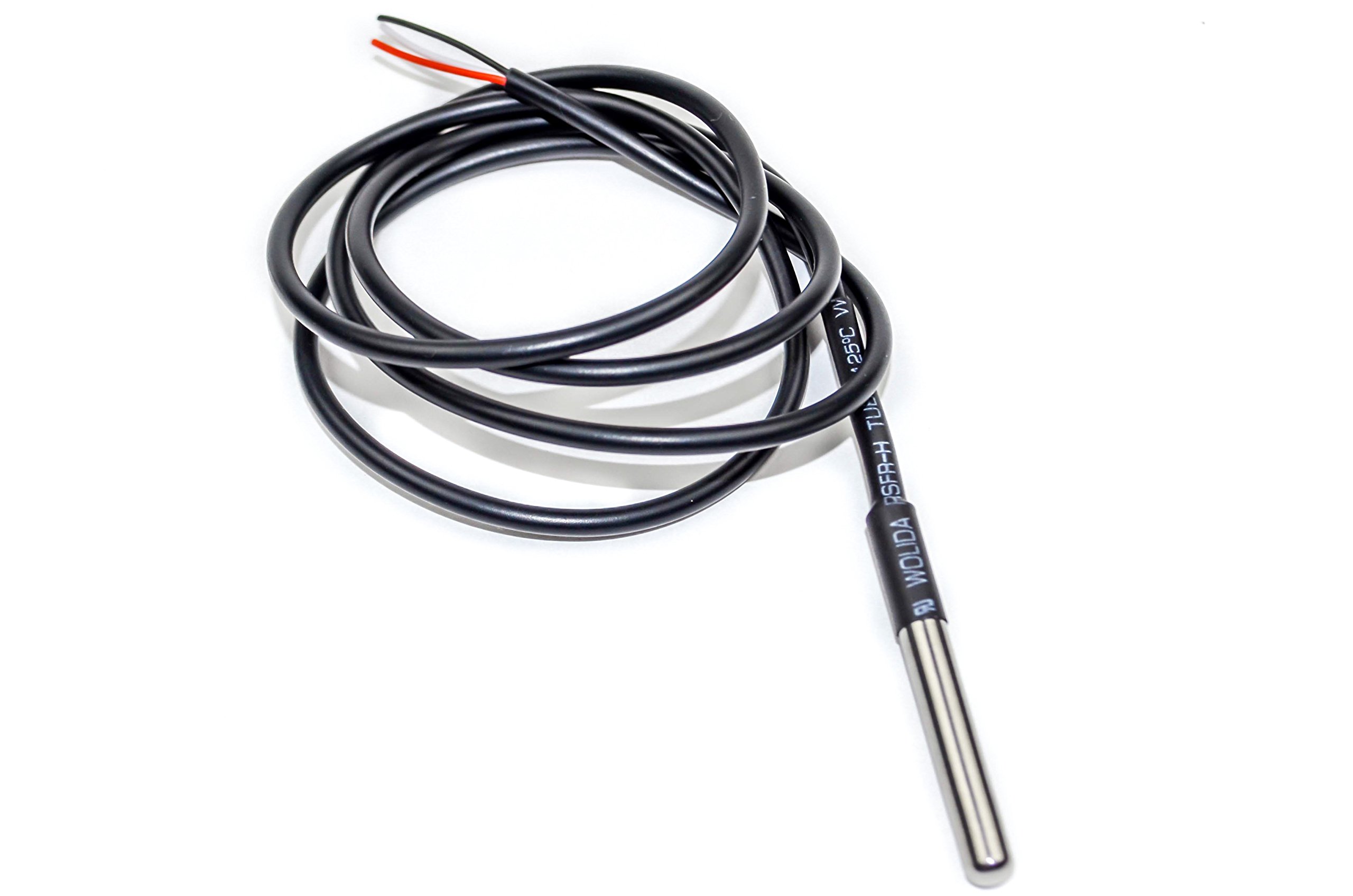 Rees52 DS18B20 Aduino Compatible Water Proof Temperature Probe | Waterproof Digital Temperature Thermal Probe Sensor (B018G6DPWE) Amazon Price History, Amazon Price Tracker