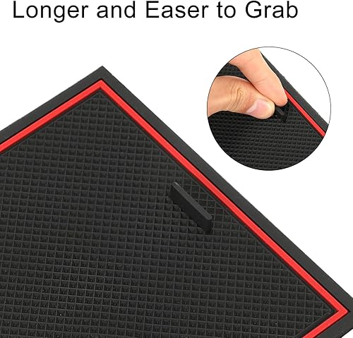 Miniatura 3 de ROCCS Bandeja organizadora de consola central para GMC Sierra 1500 2500HD 3500HD Denali Silverado 2014-2019 Placa oculta