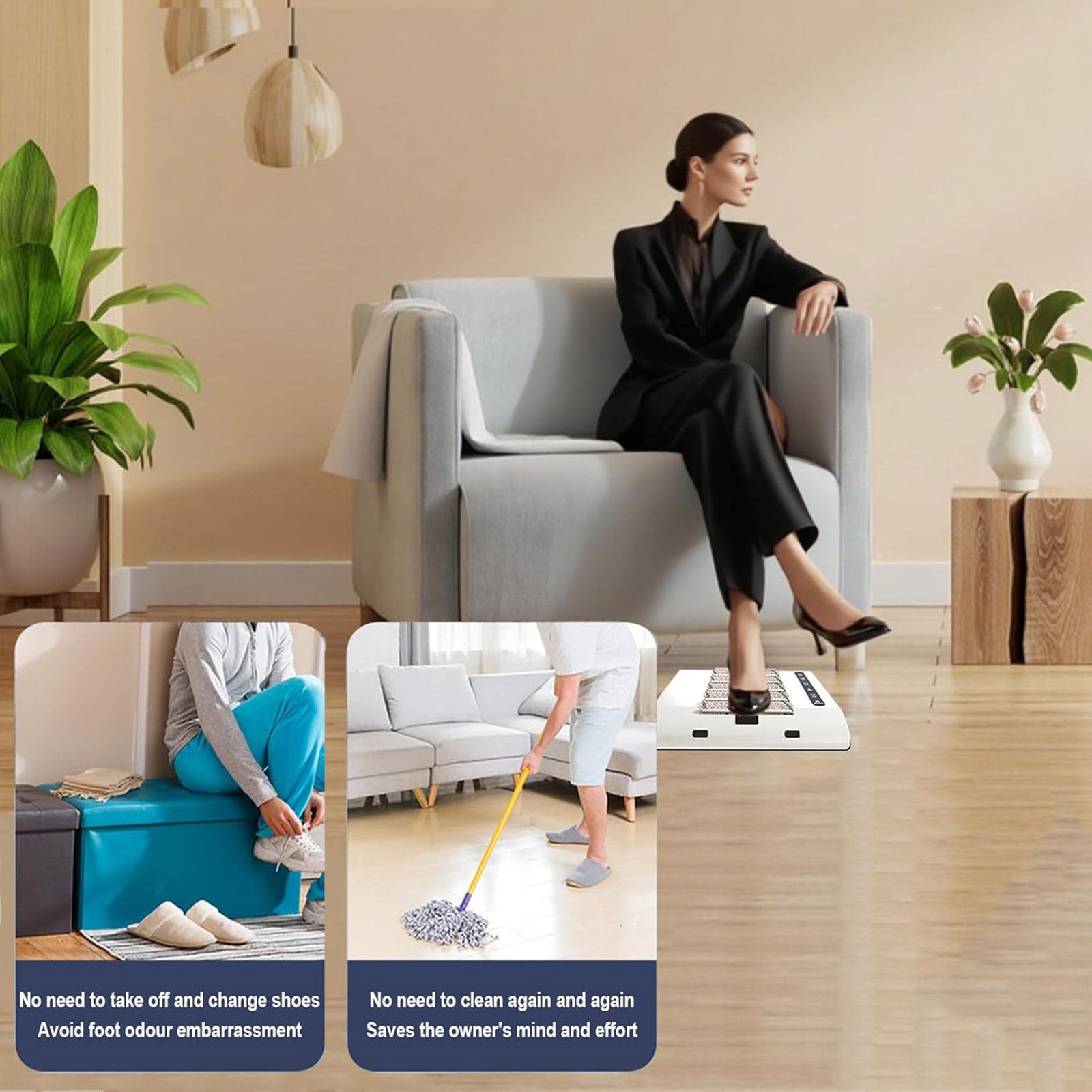 Limpiador de suela de zapatos totalmente automático, dispositivo inteligente de limpieza por inducción con cepillado de agua para botas y zapatos, ideal para uso doméstico y comercial