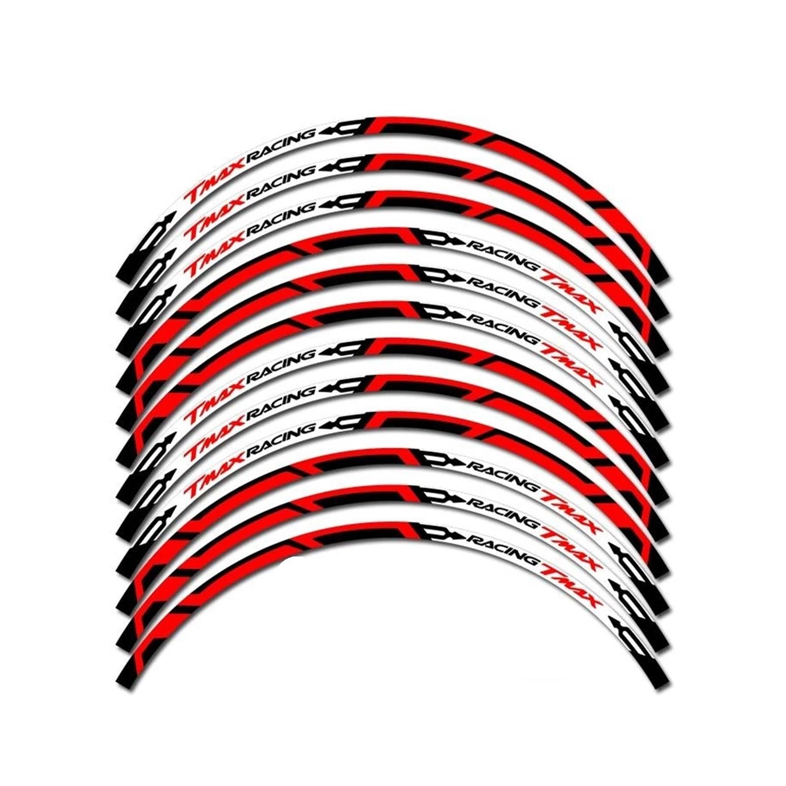for Tmax 530 560 500 Reflective Wheel Rim Sticker Scooter Hub Stripe Tape Decal Waterproof