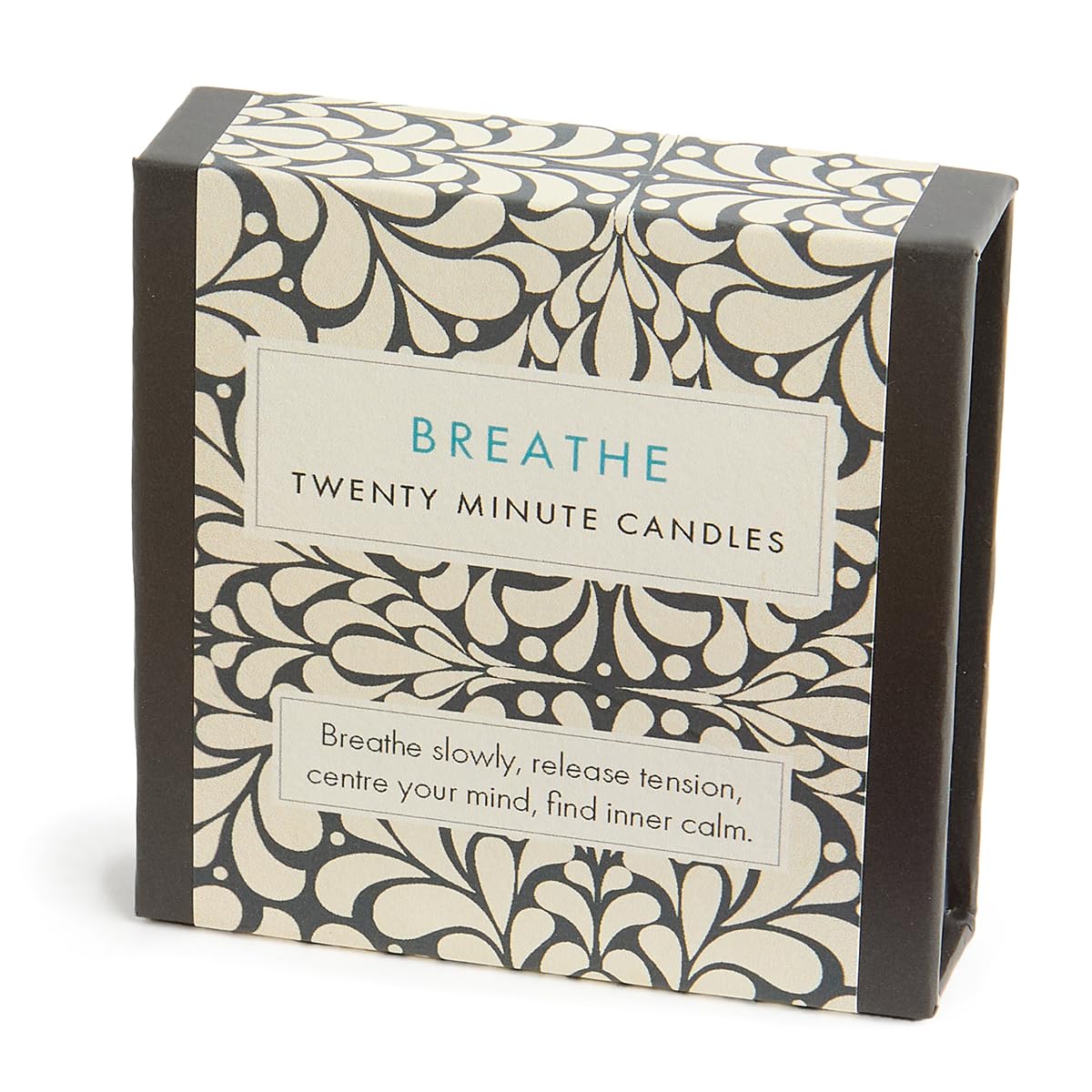 Signature Collection - Breathe (Vintage) by Cotton & Grey - 12 Pure Beeswax Twenty Minute Candles with Ceramic Holder