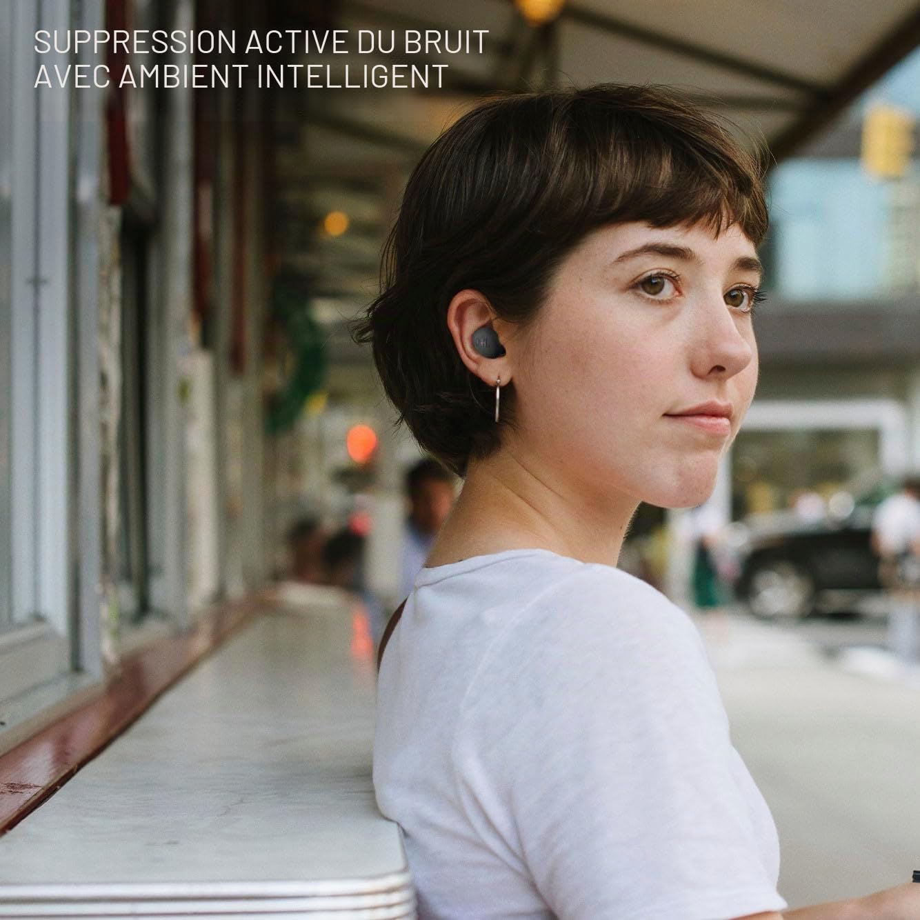 JBL Vibe Buds 2 – Écouteurs Bluetooth sans fil avec suppression du bruit – Noir – JBLVBUDS2BLK