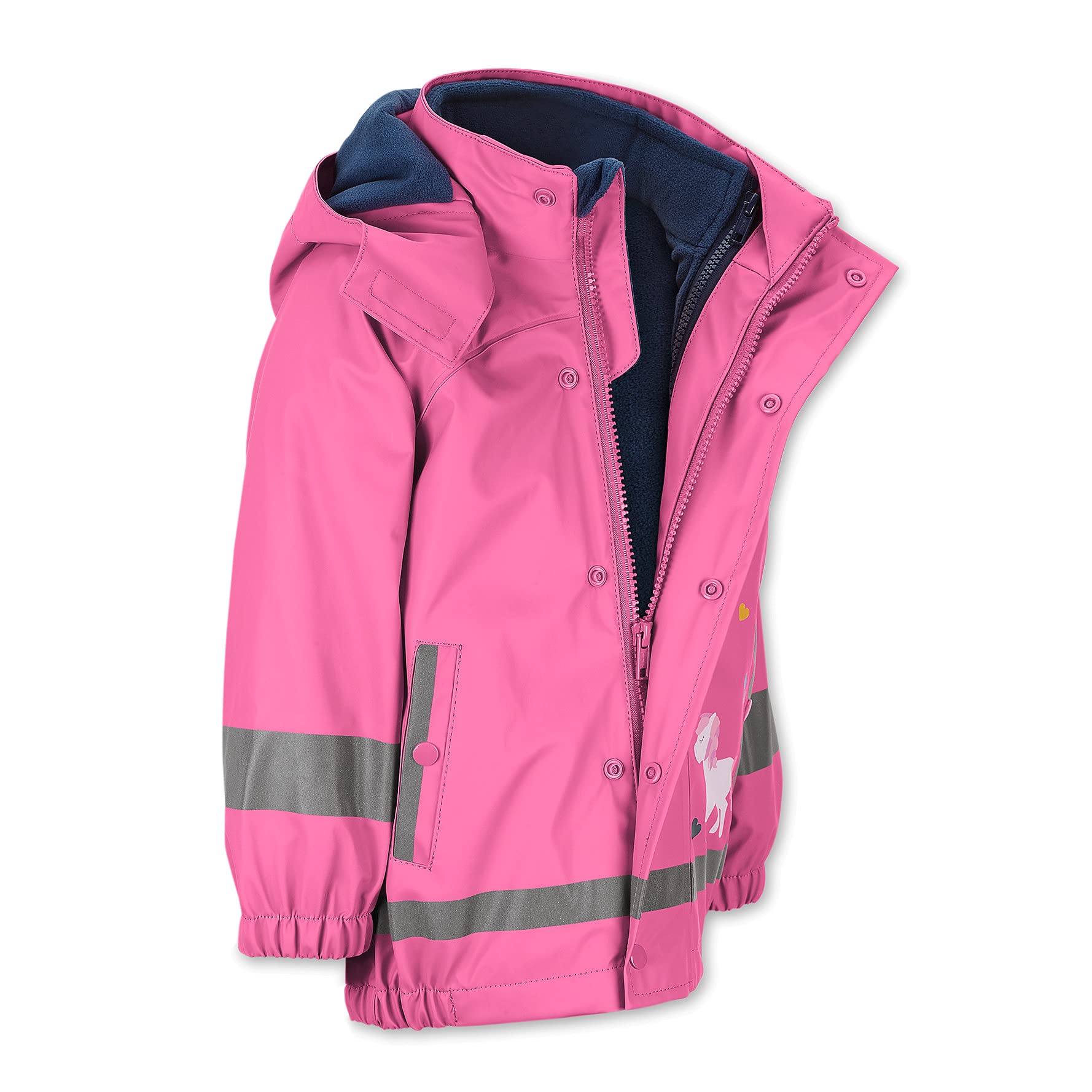 Sterntaler Mädchen Regenjacke Pony mit Innenjacke Regenjacke