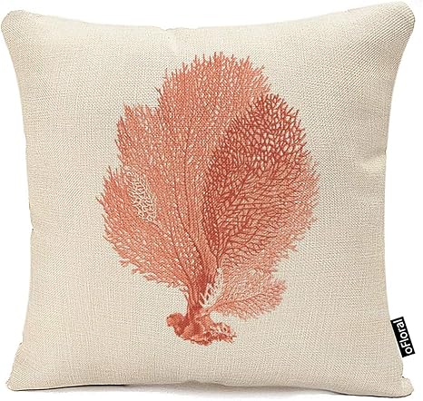 coral pillows amazon
